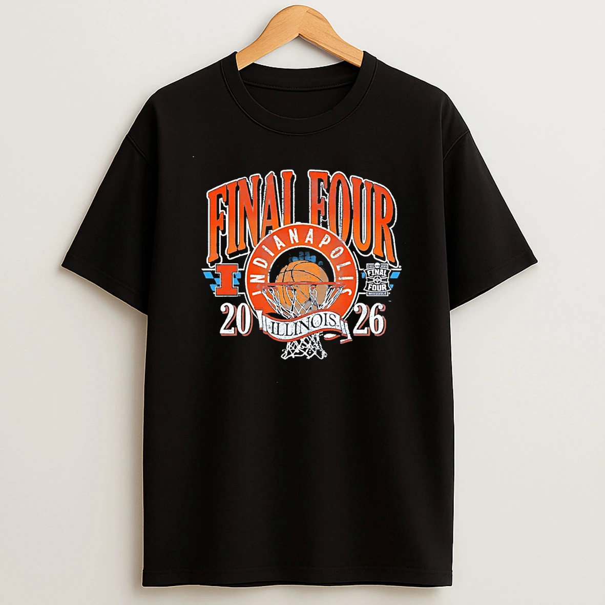 Illinois Basketball Final Four Indy Vintage T Shirt