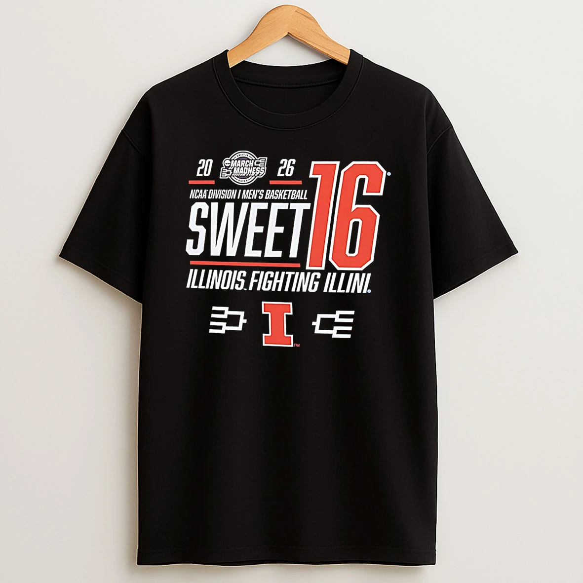 Illinois Fighting Illini 2026 Ncaa March Madness Sweet 16 Bound Classic T Shirt