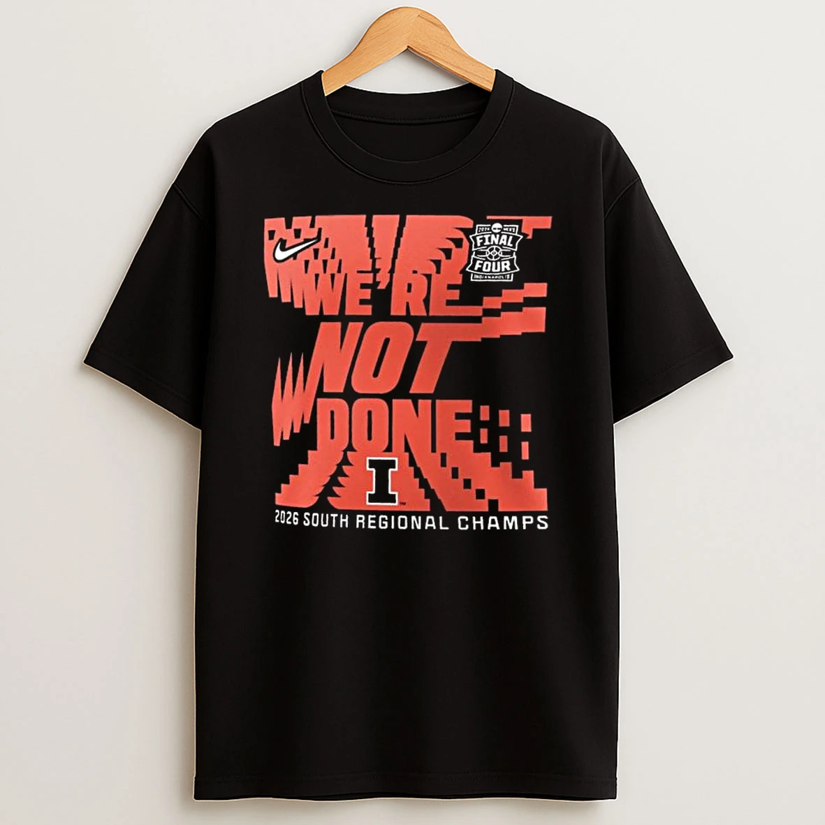 Illinois Fighting Illini 2026 Ncaa Mens Basketball Tournament March Madness Final Four Locker Room T Shirt