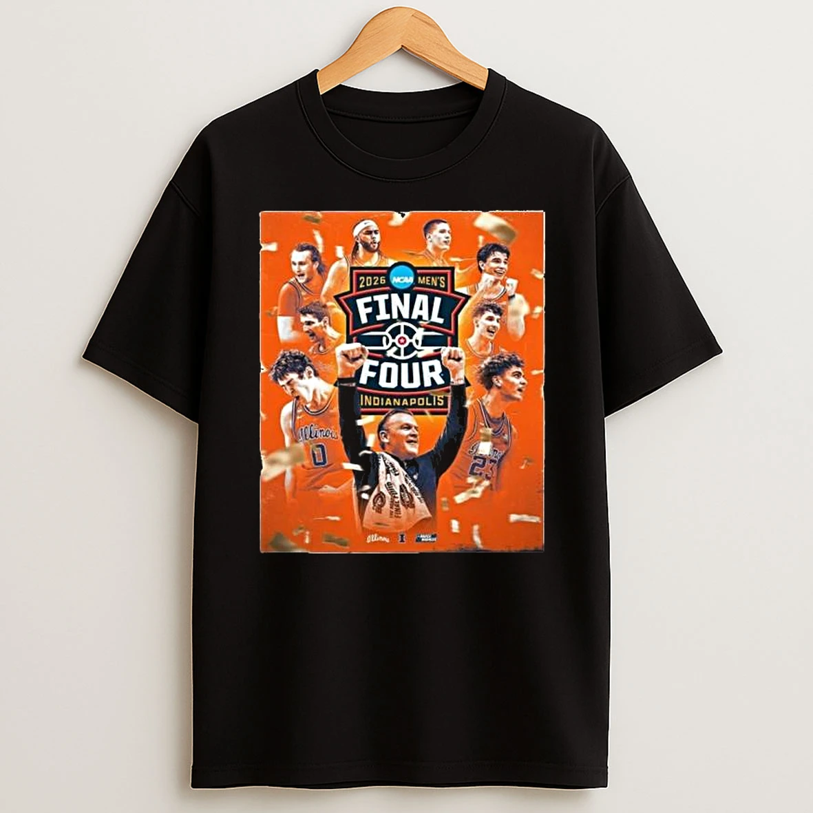 Illinois Fighting Illini 2026 Ncaa Mens Final Four T Shirt