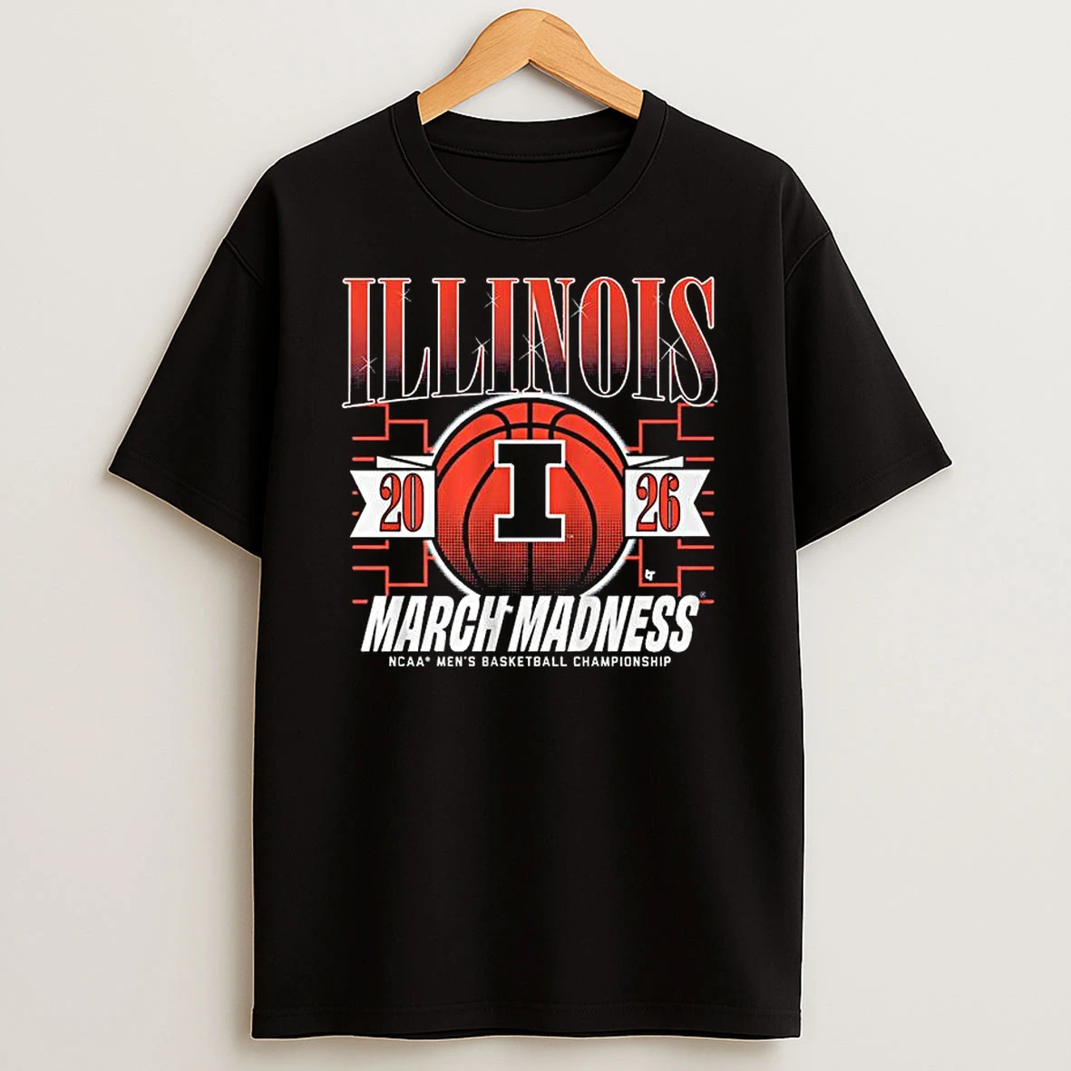 Illinois Fighting Illini March Madness Ncaa Mens Basketball Championship 2026 T Shirt