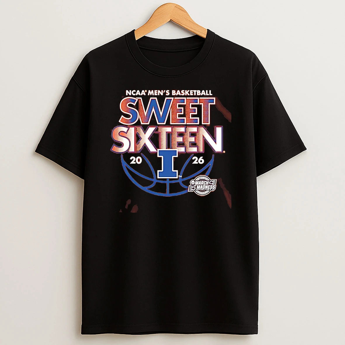 Illinois Mens Basketball 2026 Ncaa March Madness Sweet Sixteen T Shirt