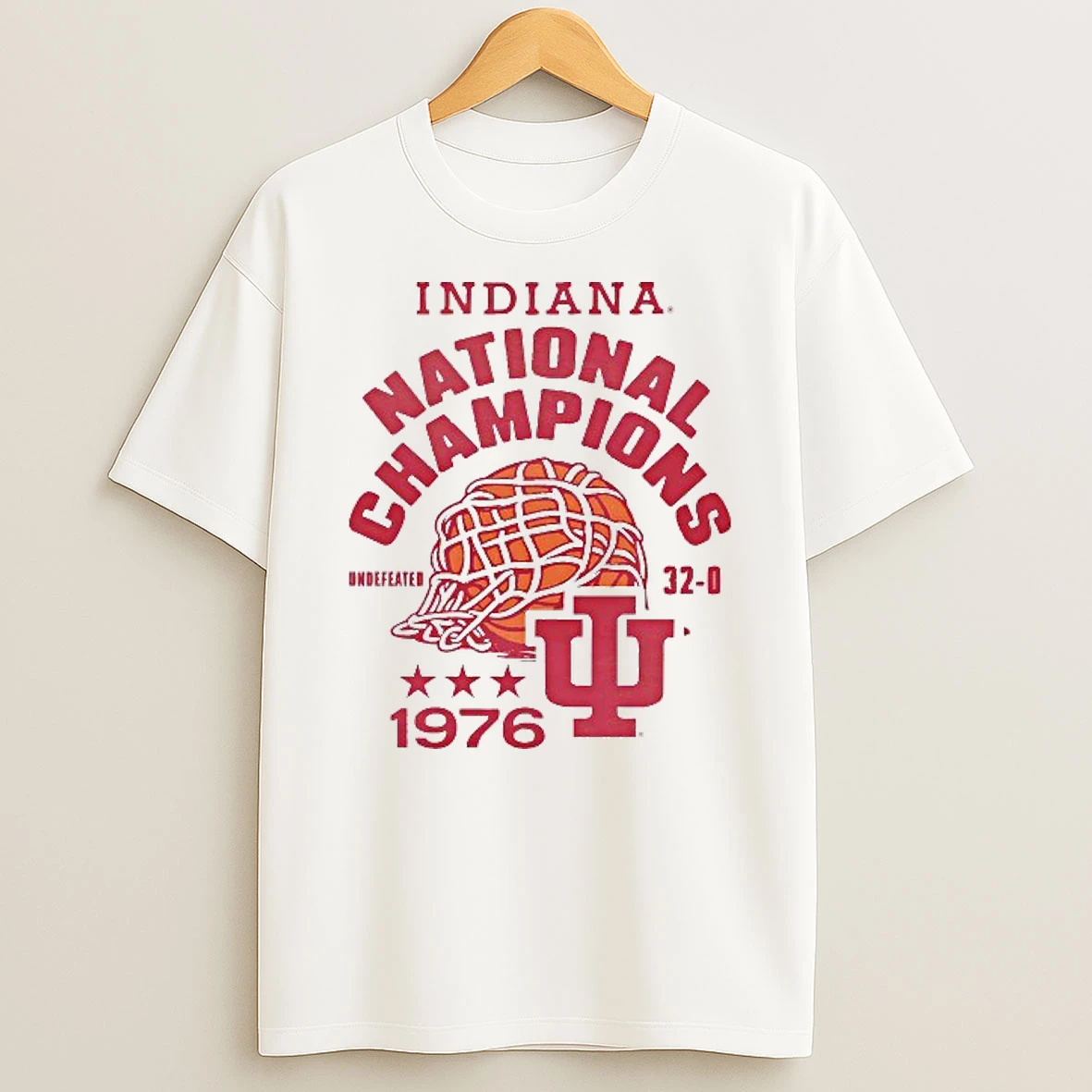 Indiana Hoosiers 1976 National Champions Undefeated 32 0 T Shirt