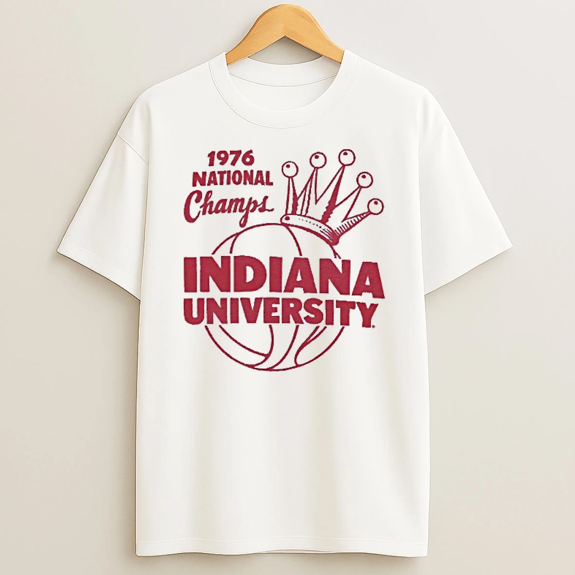 Indiana Hoosiers 1976 National Champs T Shirt