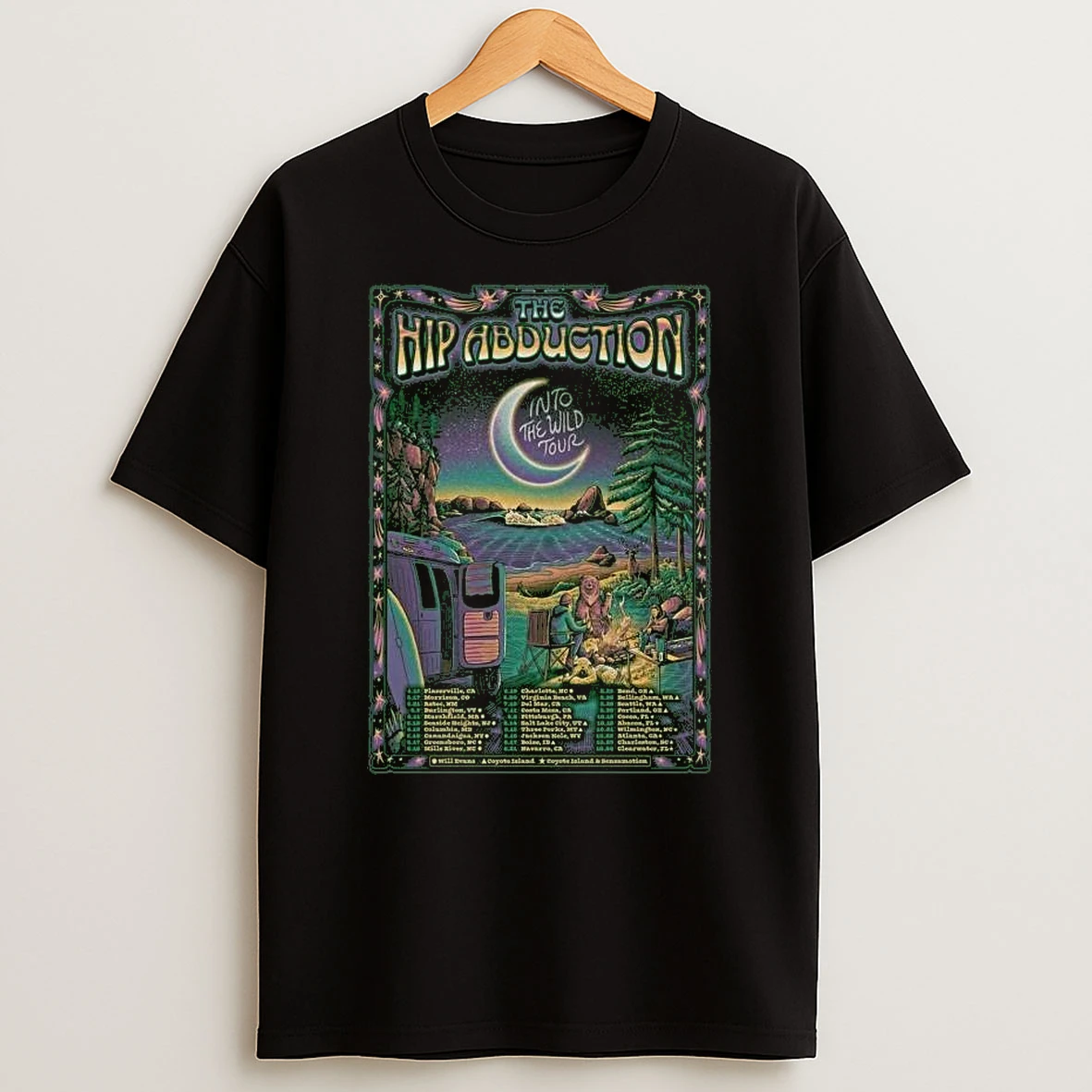Into The Wild Tour The Hip Abduction 2026 T Shirt