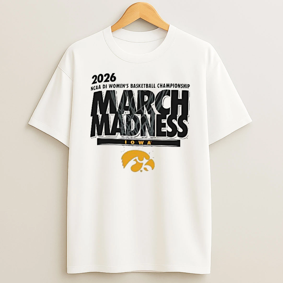 Iowa Hawkeyes 2026 Ncaa Di Womens Basketball Championship March Madness T Shirt