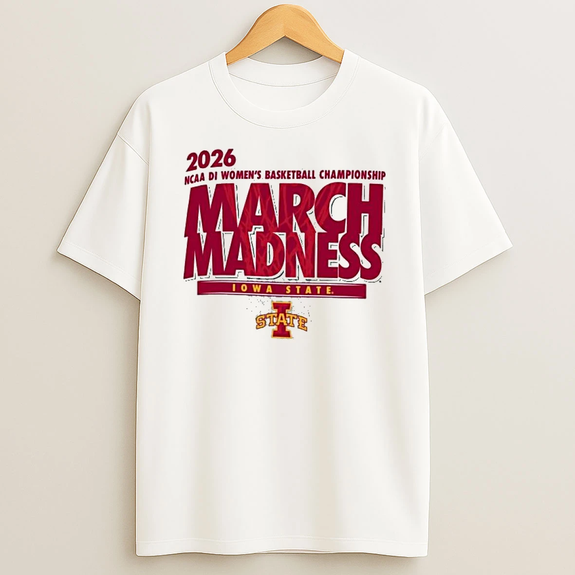 Iowa State Cyclones 2026 Ncaa Di Womens Basketball Championship March Madness T Shirt