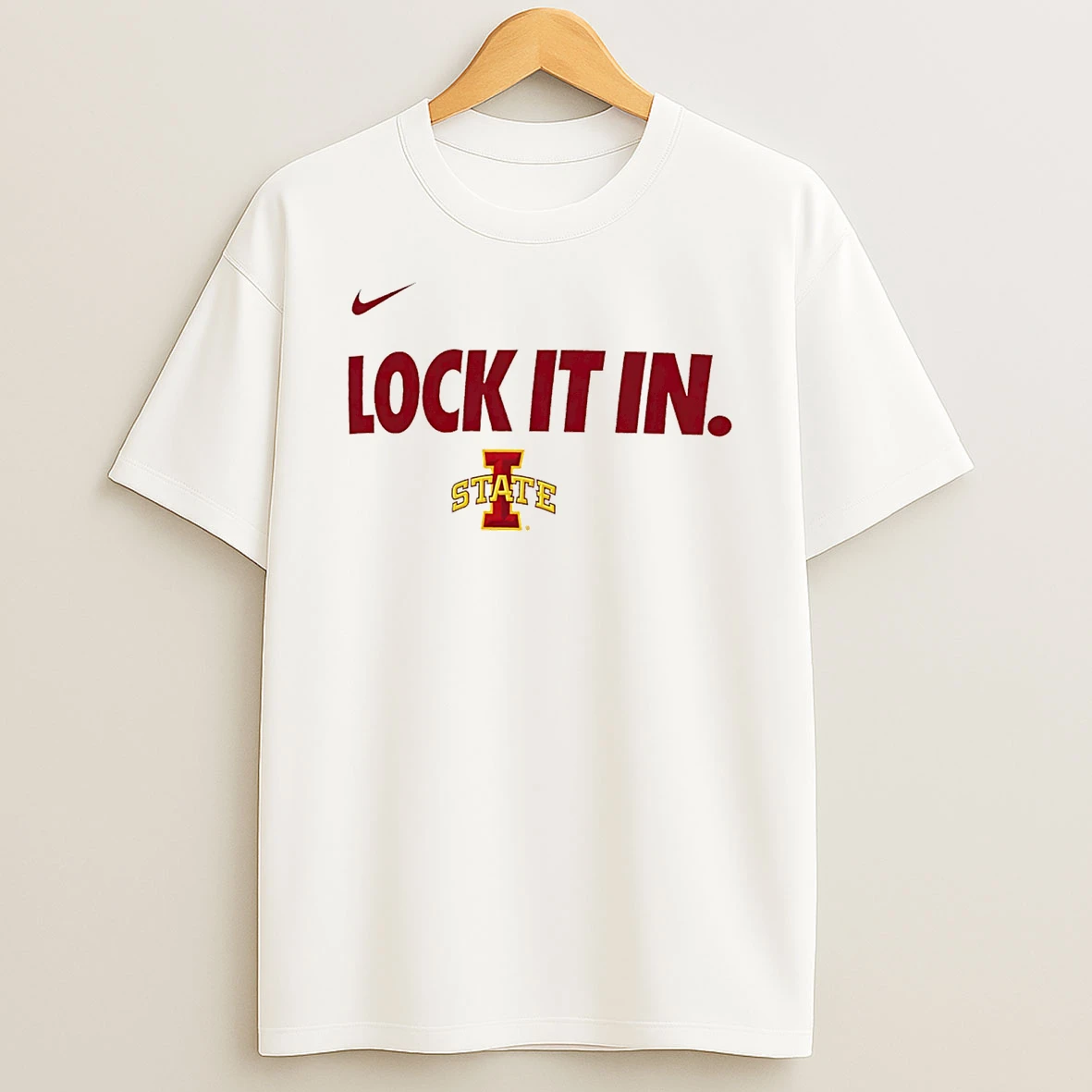 Iowa State Cyclones Lock It In Logo T Shirt