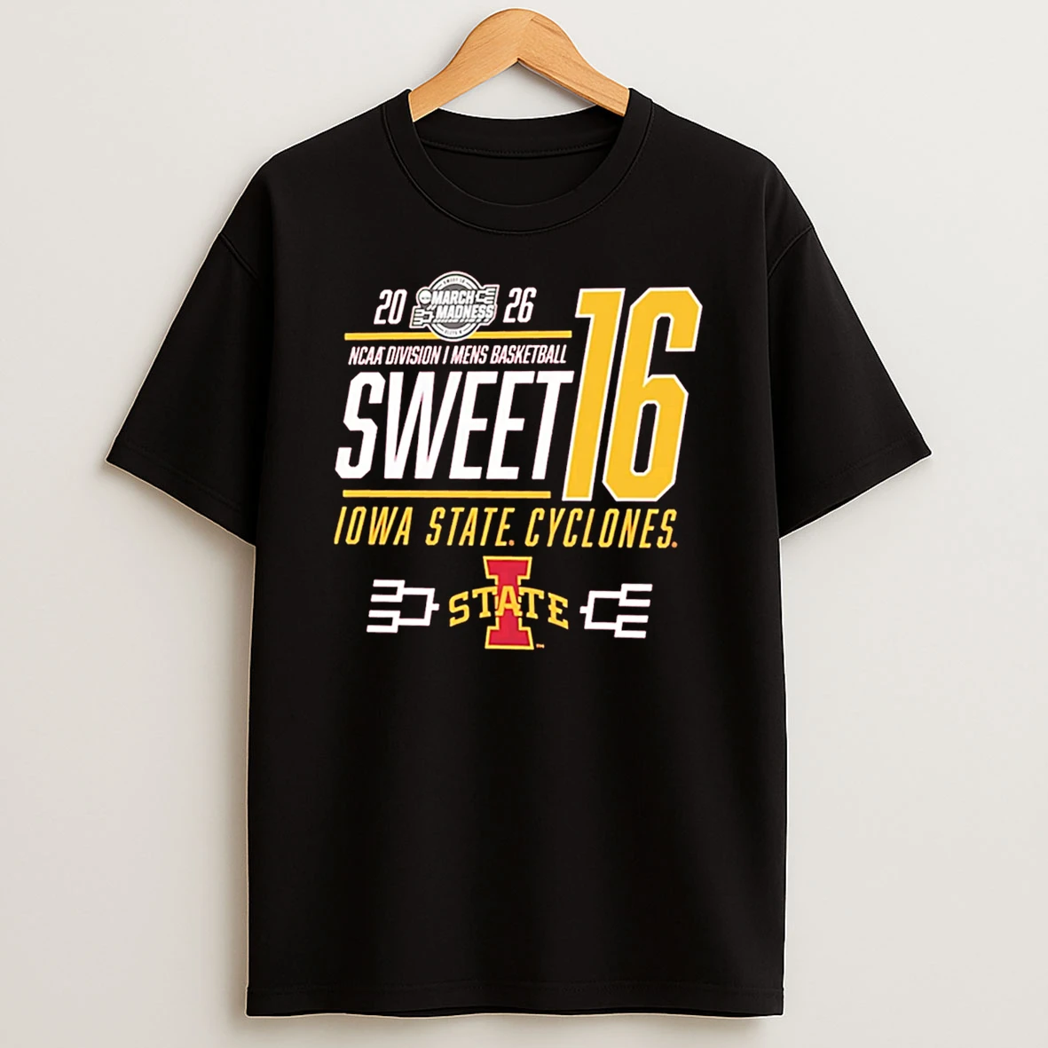 Iowa State Cyclones Ncaa March Madness Sweet 16 Bound 2026 Classic T Shirt