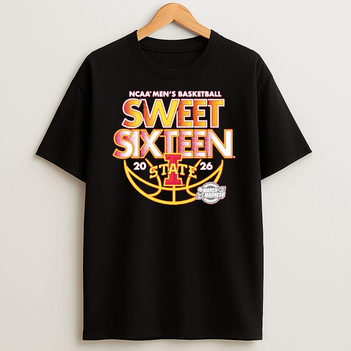 Iowa State Mens Basketball 2026 Ncaa March Madness Sweet Sixteen T Shirt