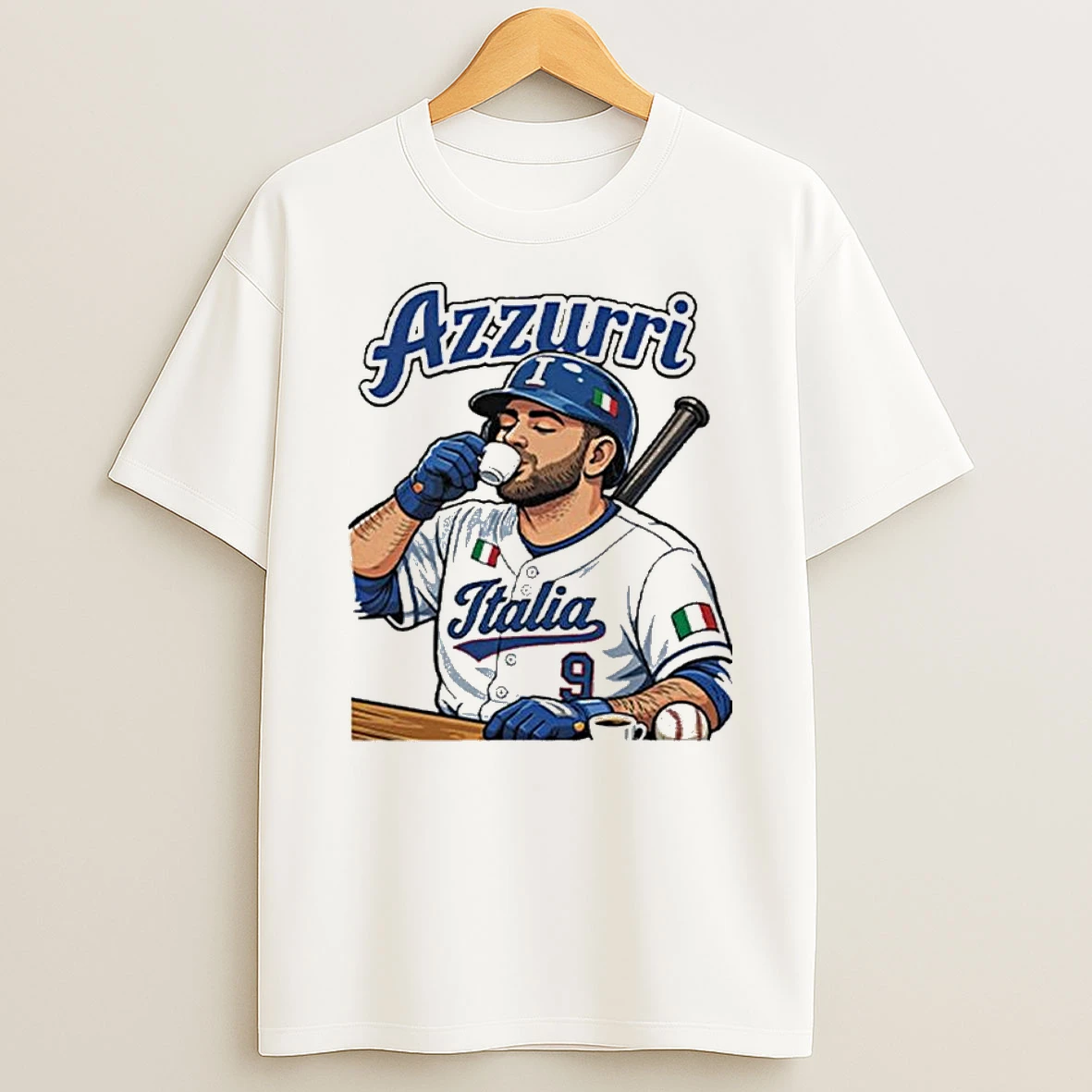Italia Wbc Baseball Azzurri Vinnie Pasquantino T Shirt