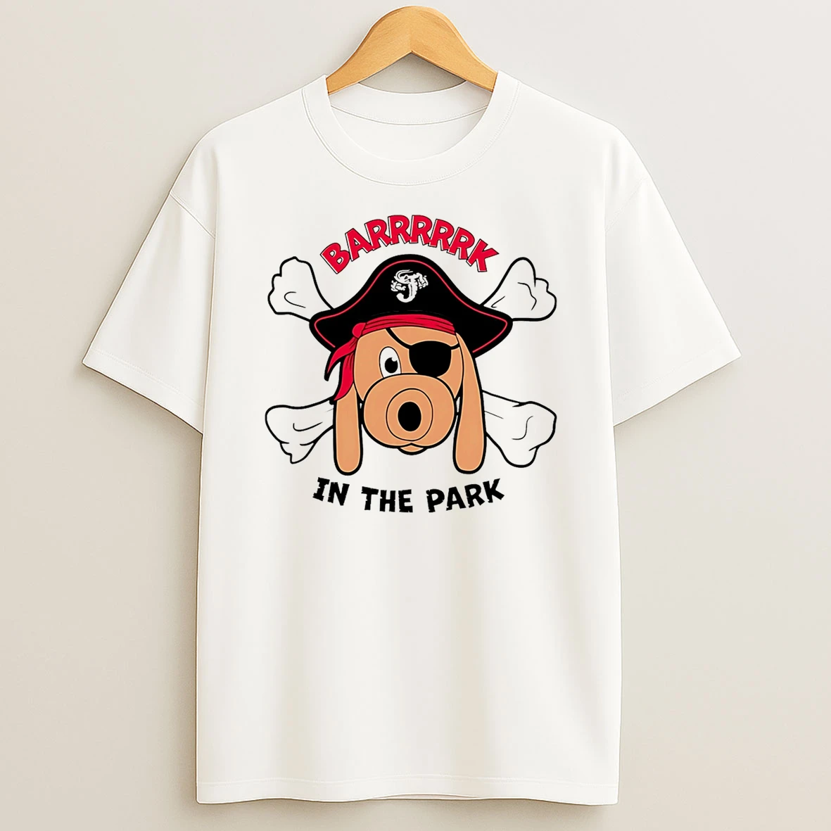 Jacksonville Jumbo Shrimp Barrrrk In The Park T Shirt