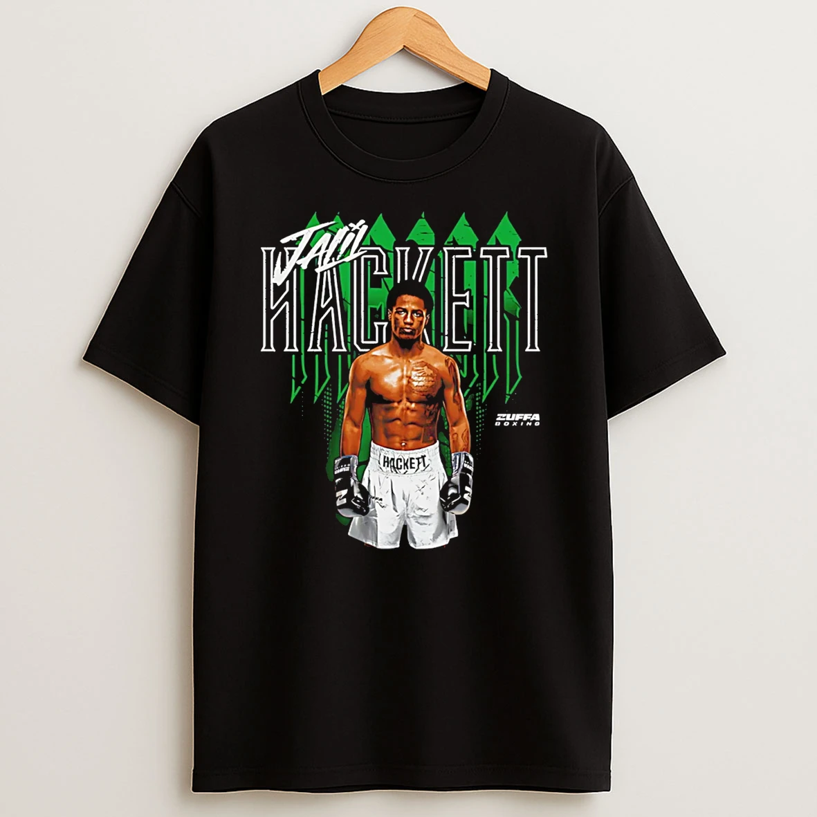 Jalil Hackett Zuffa Boxing Fighter Name Vintage T Shirt