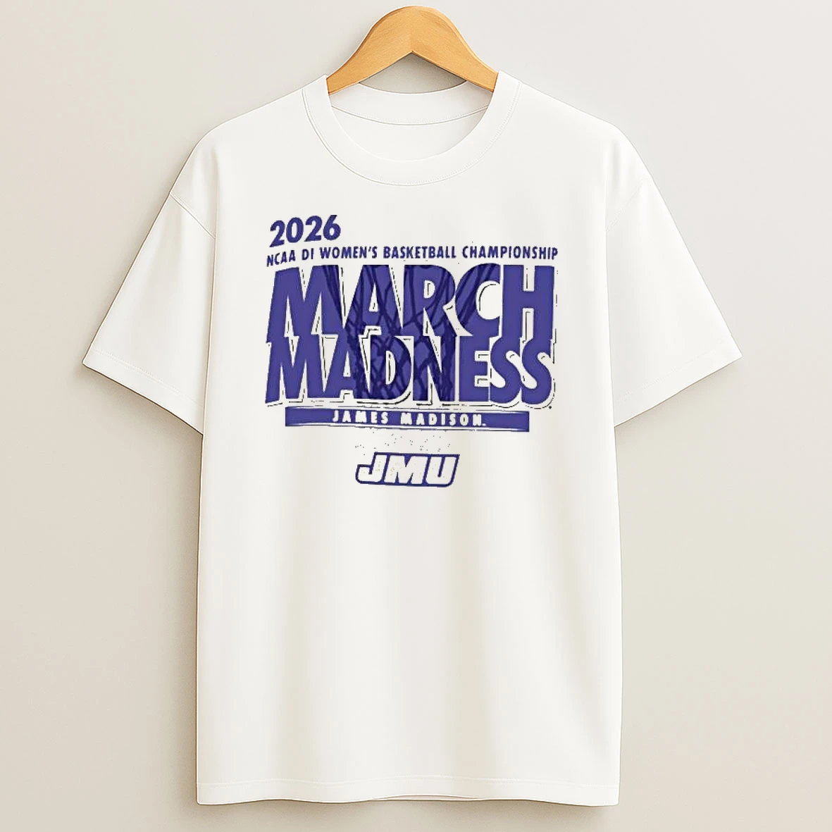 James Madison Dukes 2026 Ncaa Di Womens Basketball Championship March Madness T Shirt