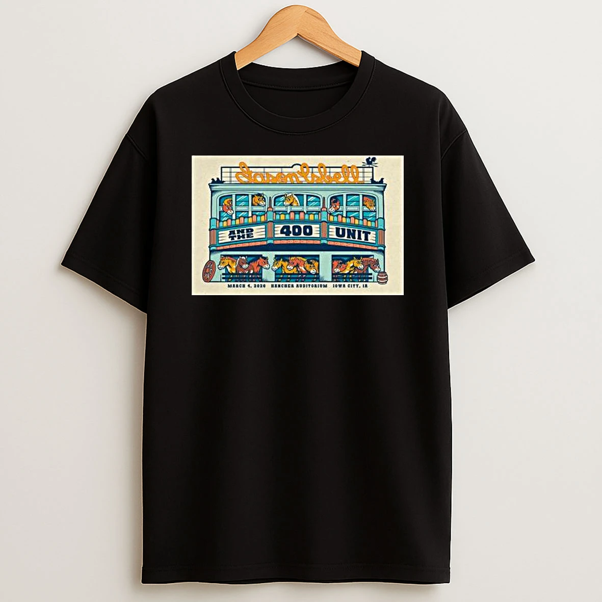 Jason Isbell And The 400 Unit March 4 2026 Iowa City Ia T Shirt