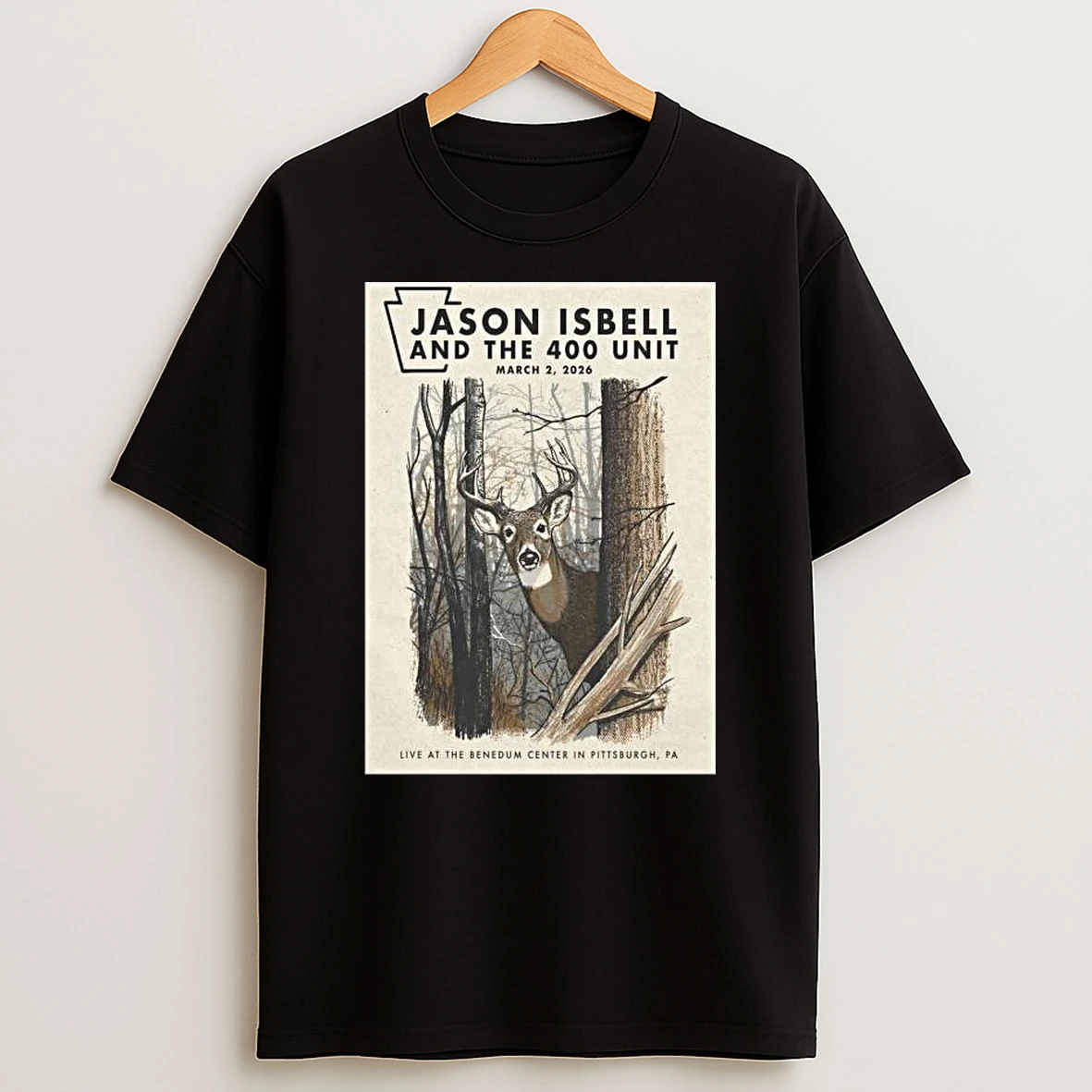 Jason Isbell And The 400 Unit Tour Pittsburgh Pa On March 2 2026 T Shirt