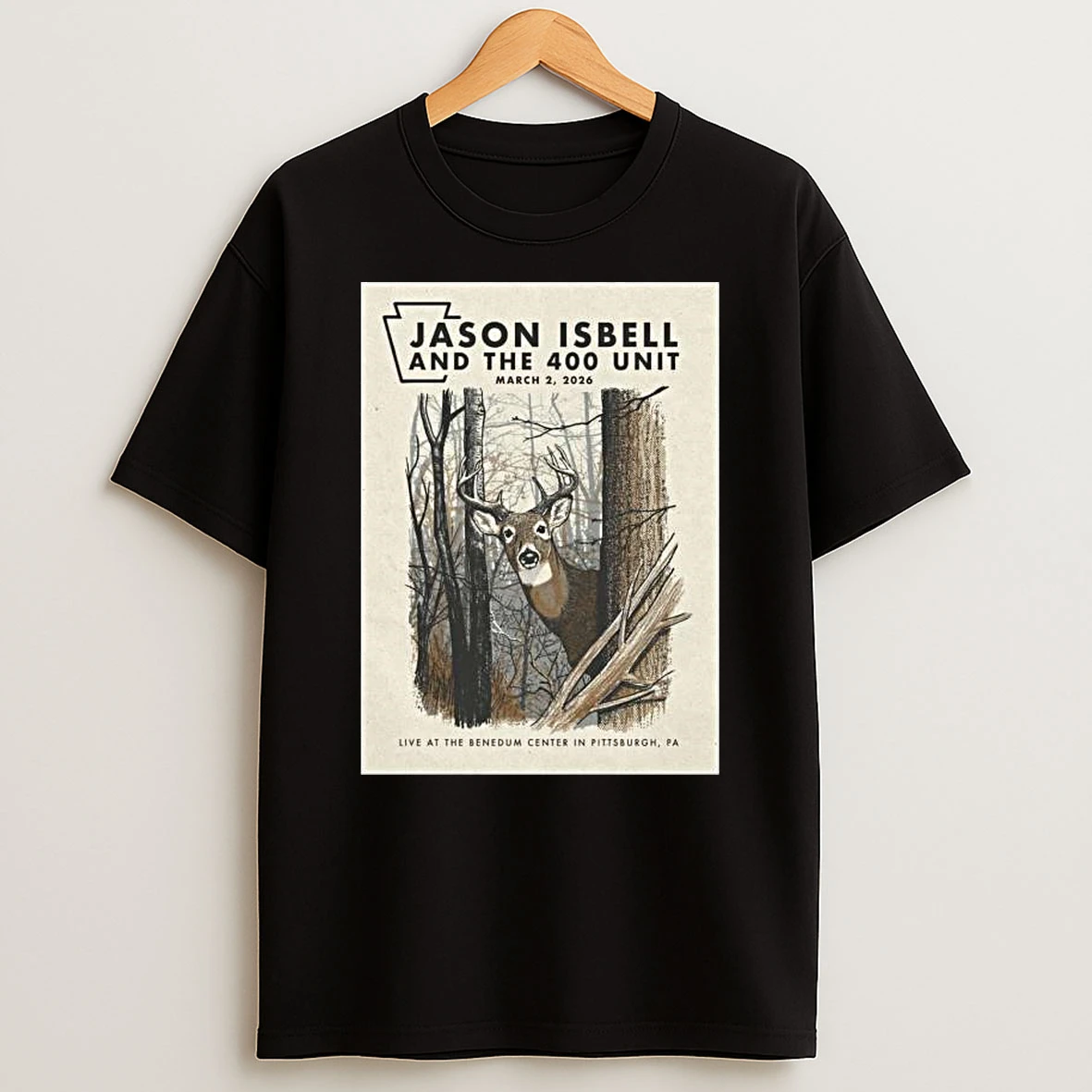 Jason Isbell March 2 2026 In Pittsburgh Pa Tour T Shirt