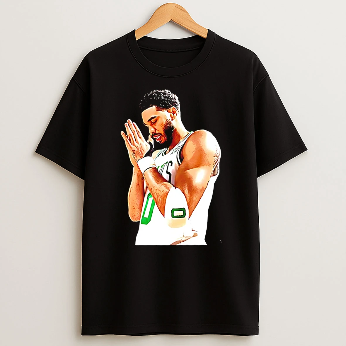 Jayson Tatum Boston Celtics Pray Graphic T Shirt