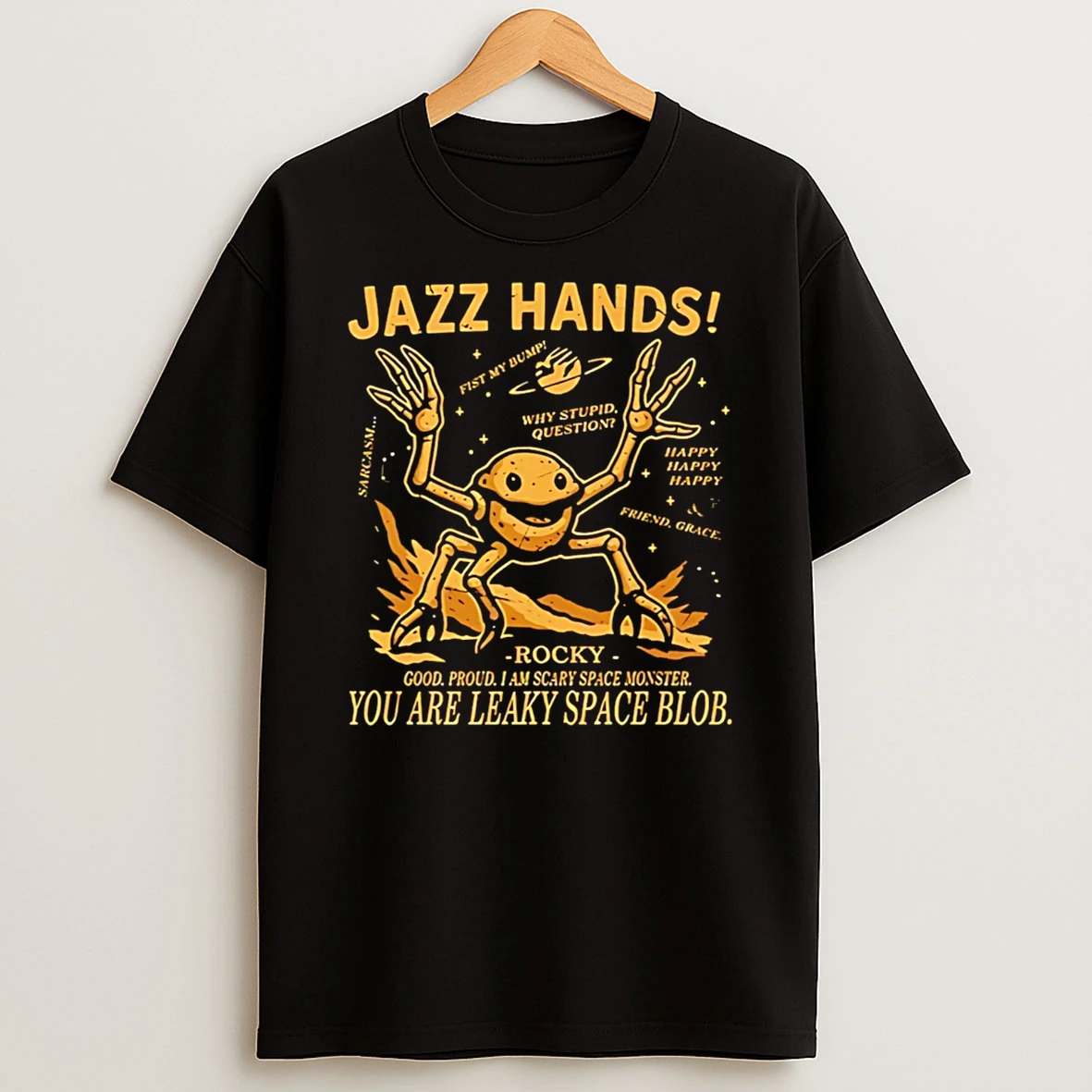 Jazz Hands You Are Leaky Space Blob T Shirt