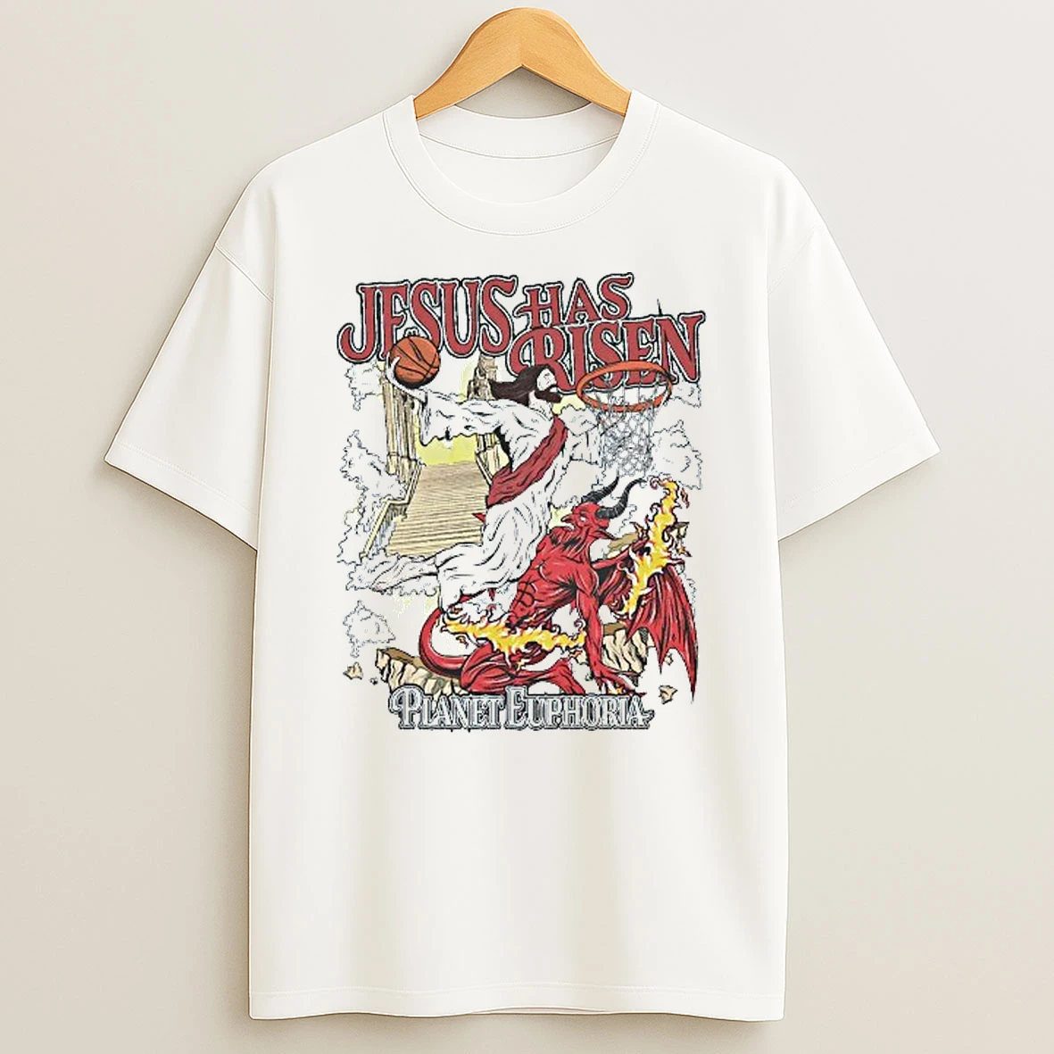Jesus Has Risen Devil Planet Euphoria T Shirt