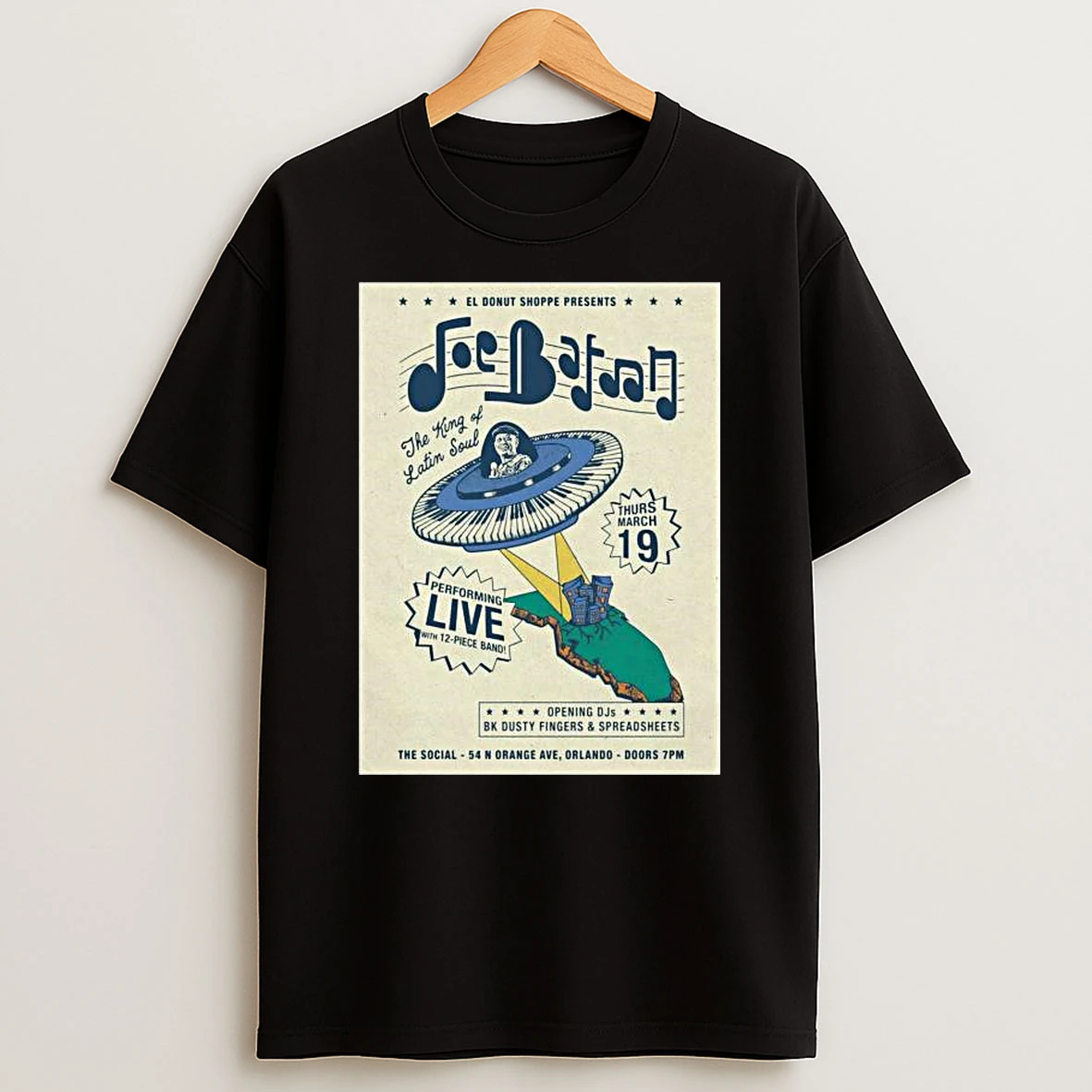 Joe Bataan The Social In Orlando Fl March 19 2026 T Shirt