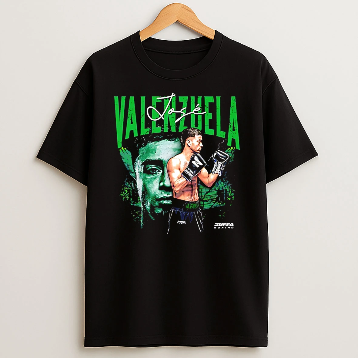 Jose Valenzuela Zuffa Boxing Fighter Name Vintage T Shirt