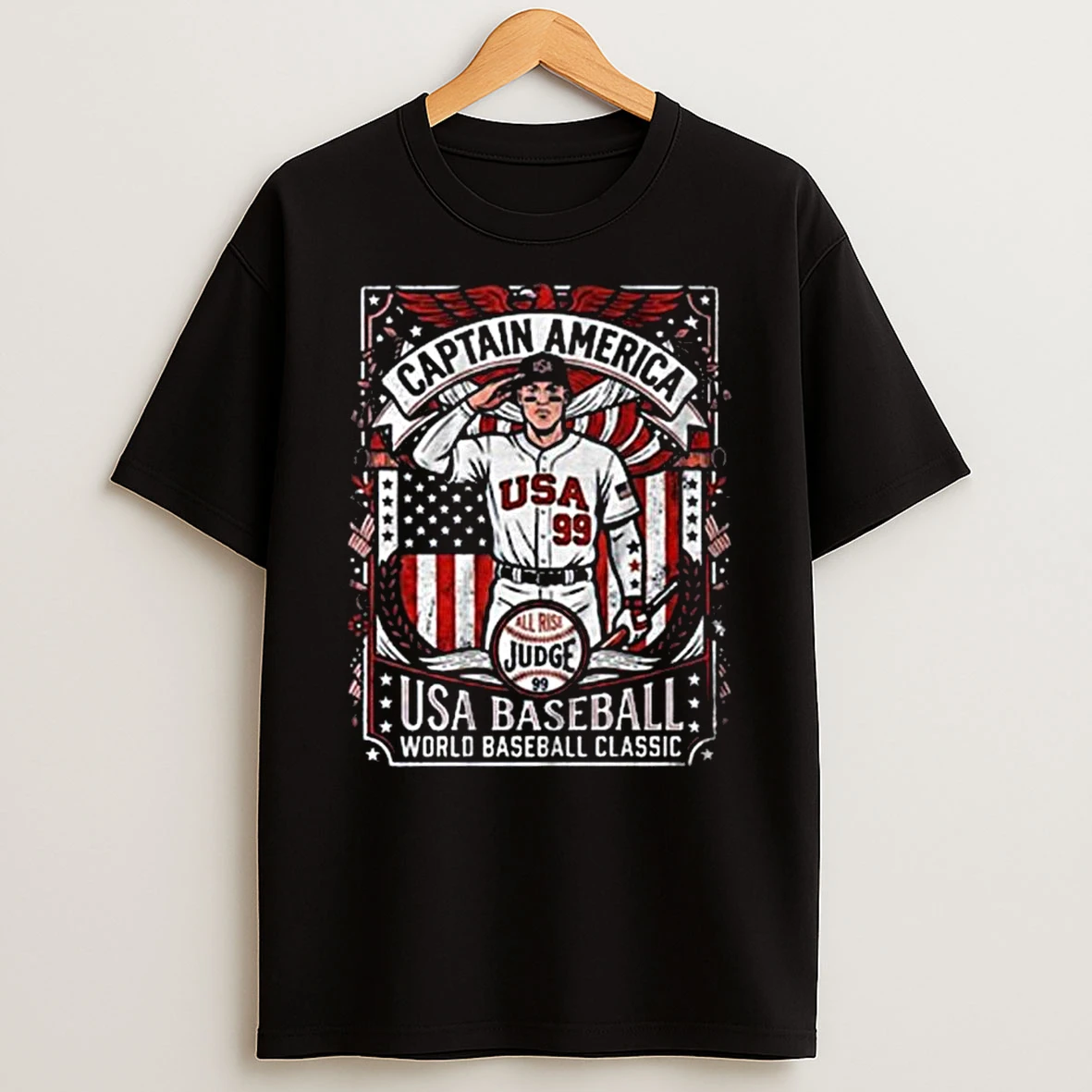 Judge Captain Usa Baseball World Baseball Classic T Shirt