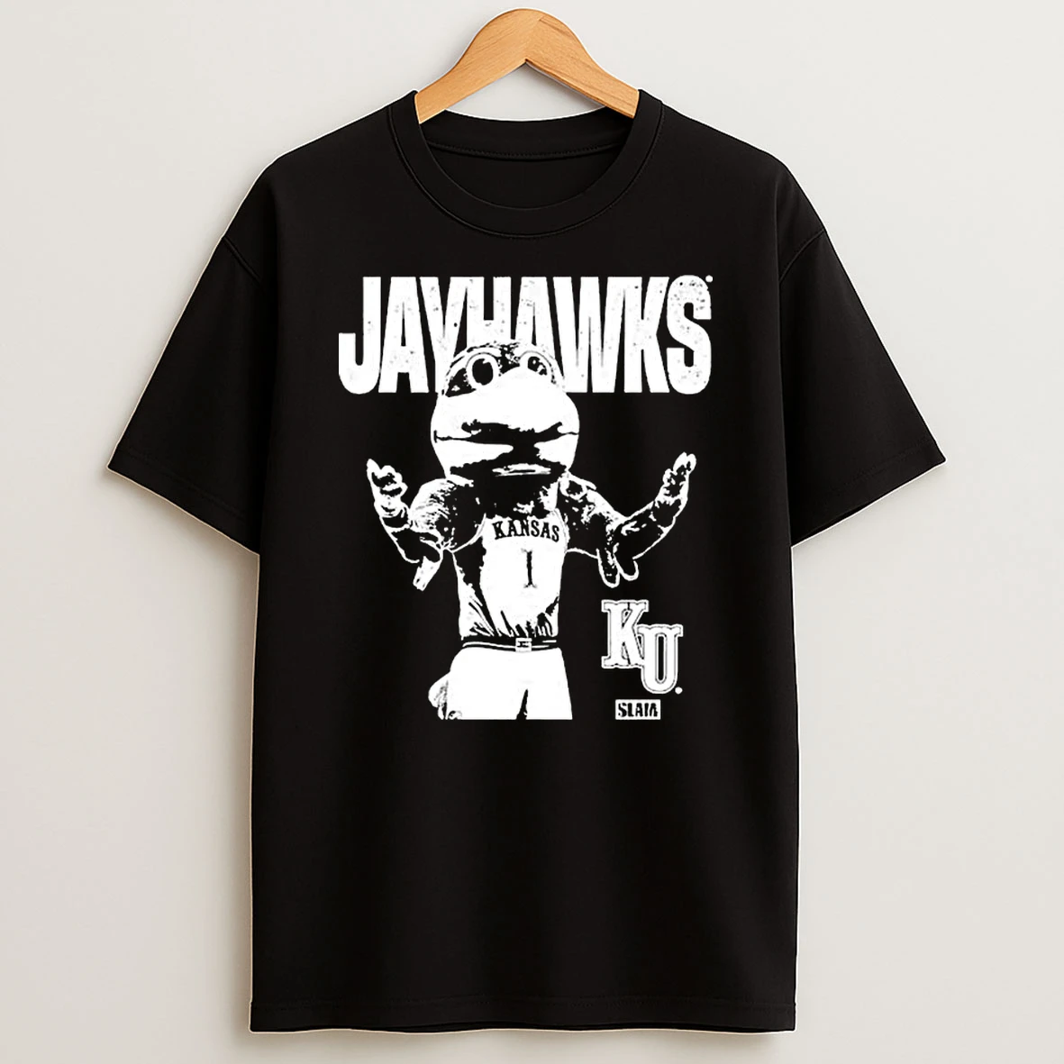 Kansas Baby Jay Mascot Slam T Shirt