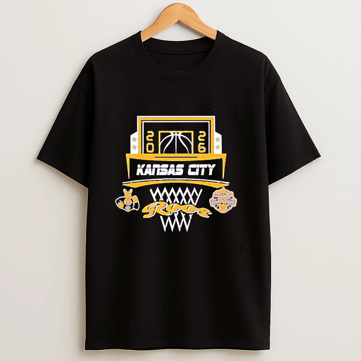 Kansas City Roos 2026 Summit Basketball Championships T Shirt