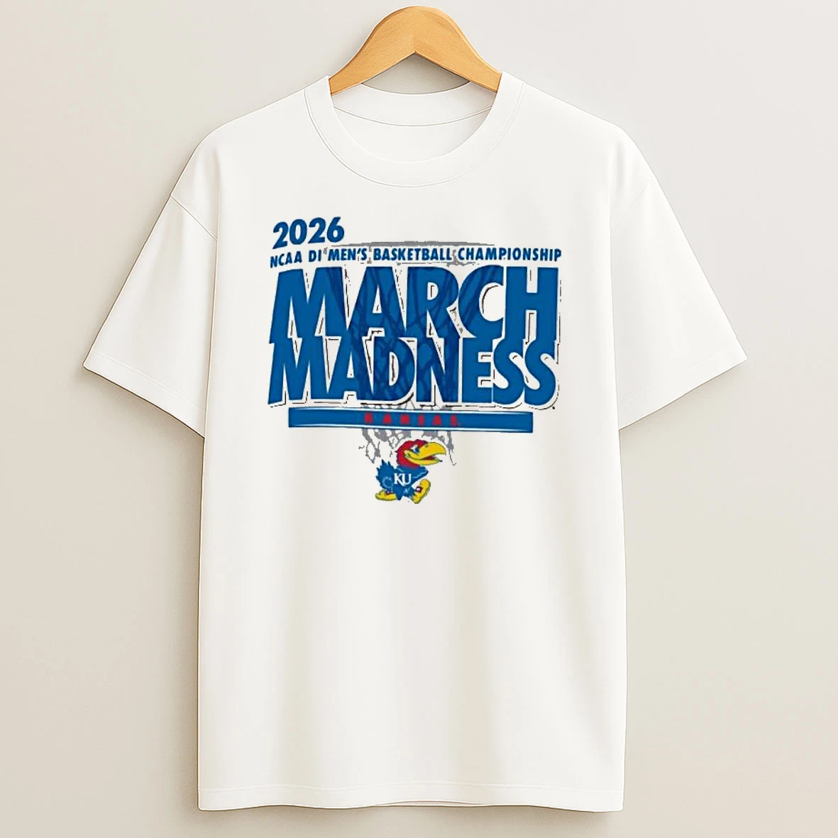Kansas Jayhawks 2026 Ncaa Di Mens Basketball Championship March Madness T Shirt