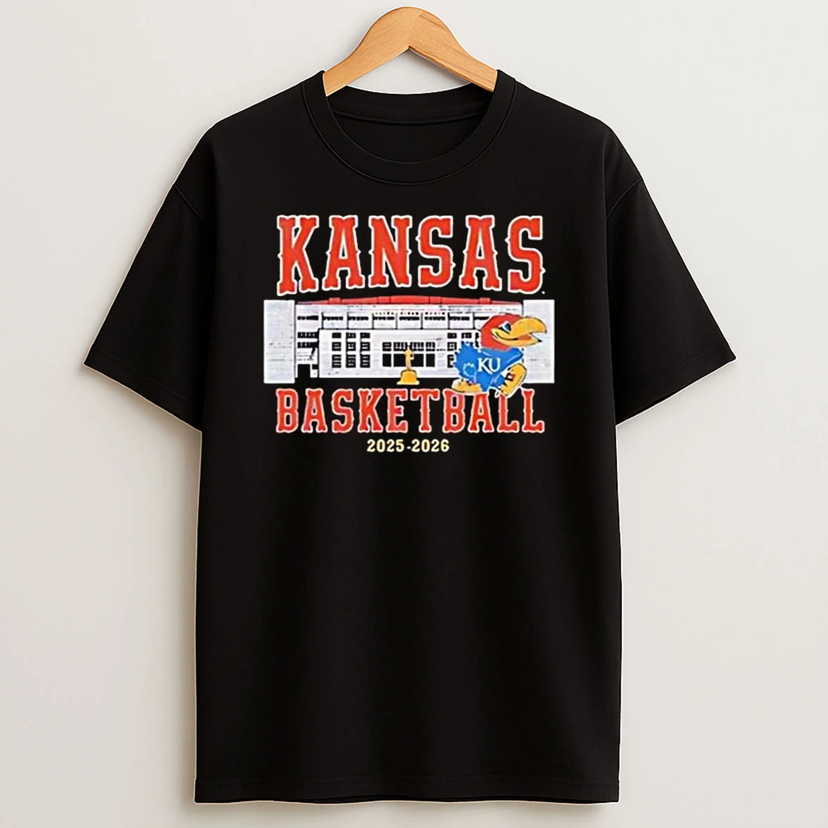 Kansas Jayhawks Basketball 2025 2026 T Shirt