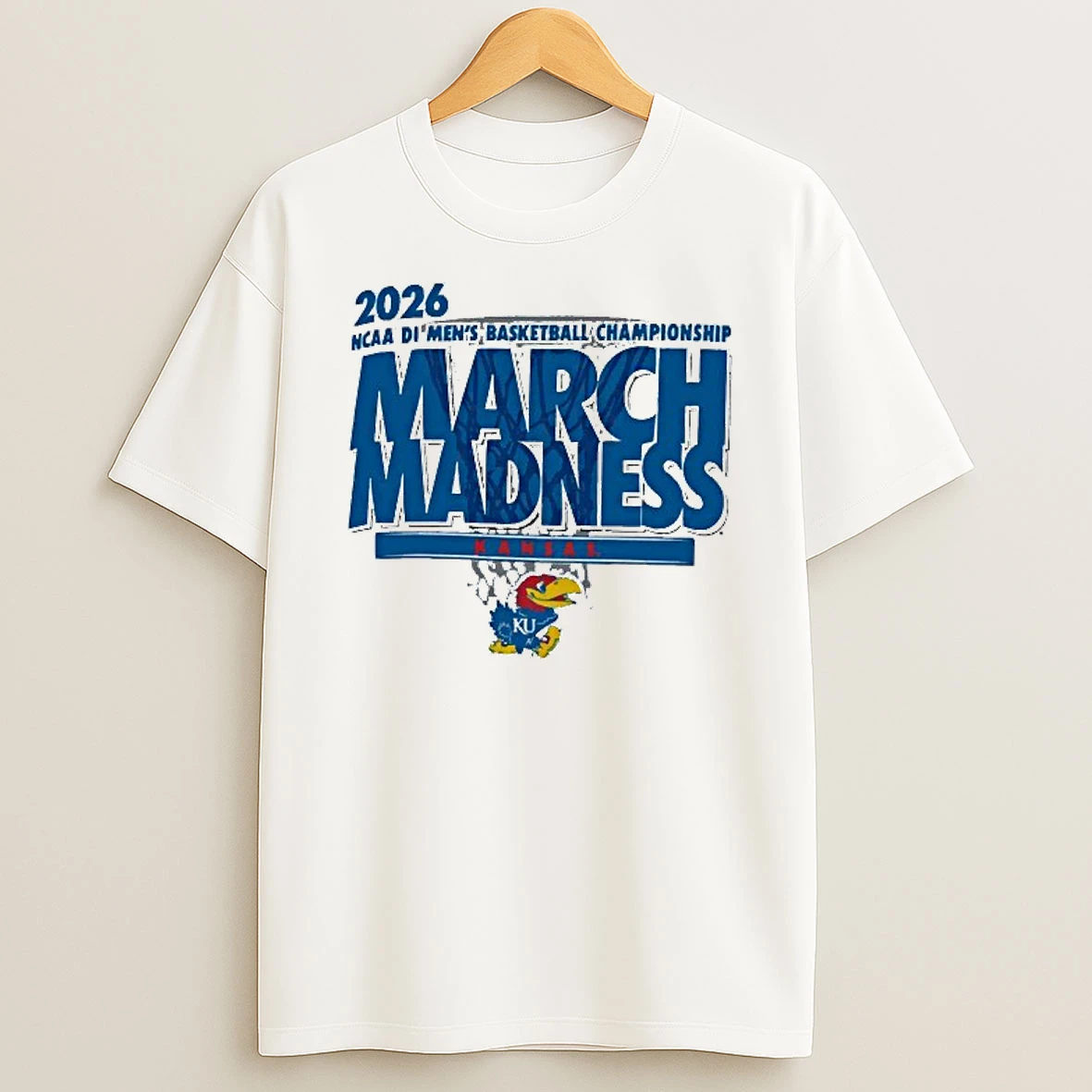 Kansas Jayhawks March Madness 2026 Ncaa Di Mens Basketball Championship T Shirt