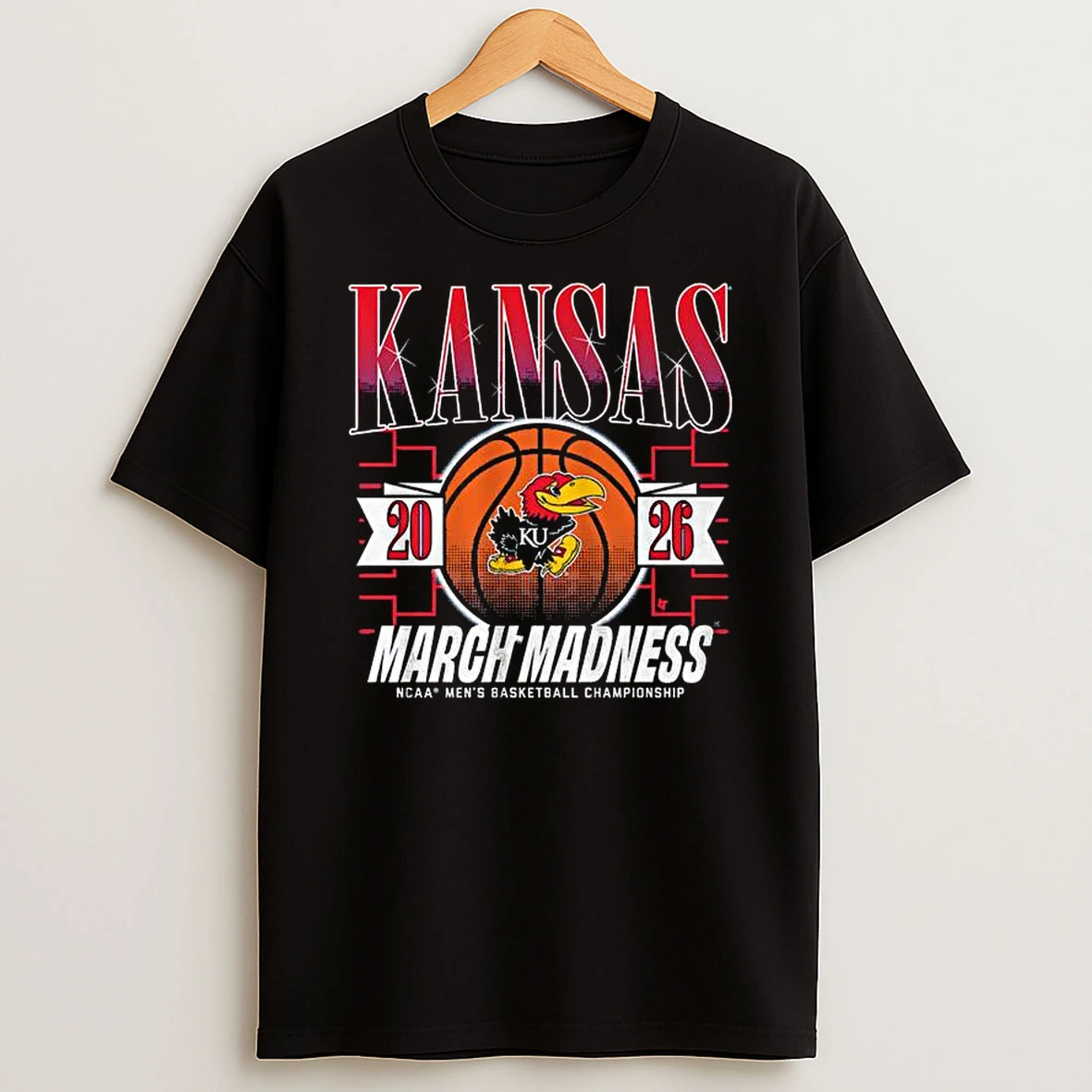 Kansas Jayhawks March Madness Ncaa Mens Basketball Championship 2026 T Shirt