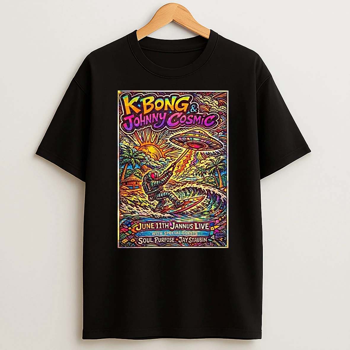 Kbong And Johnny Cosmic St Petersburg Fl June 11 2026 T Shirt