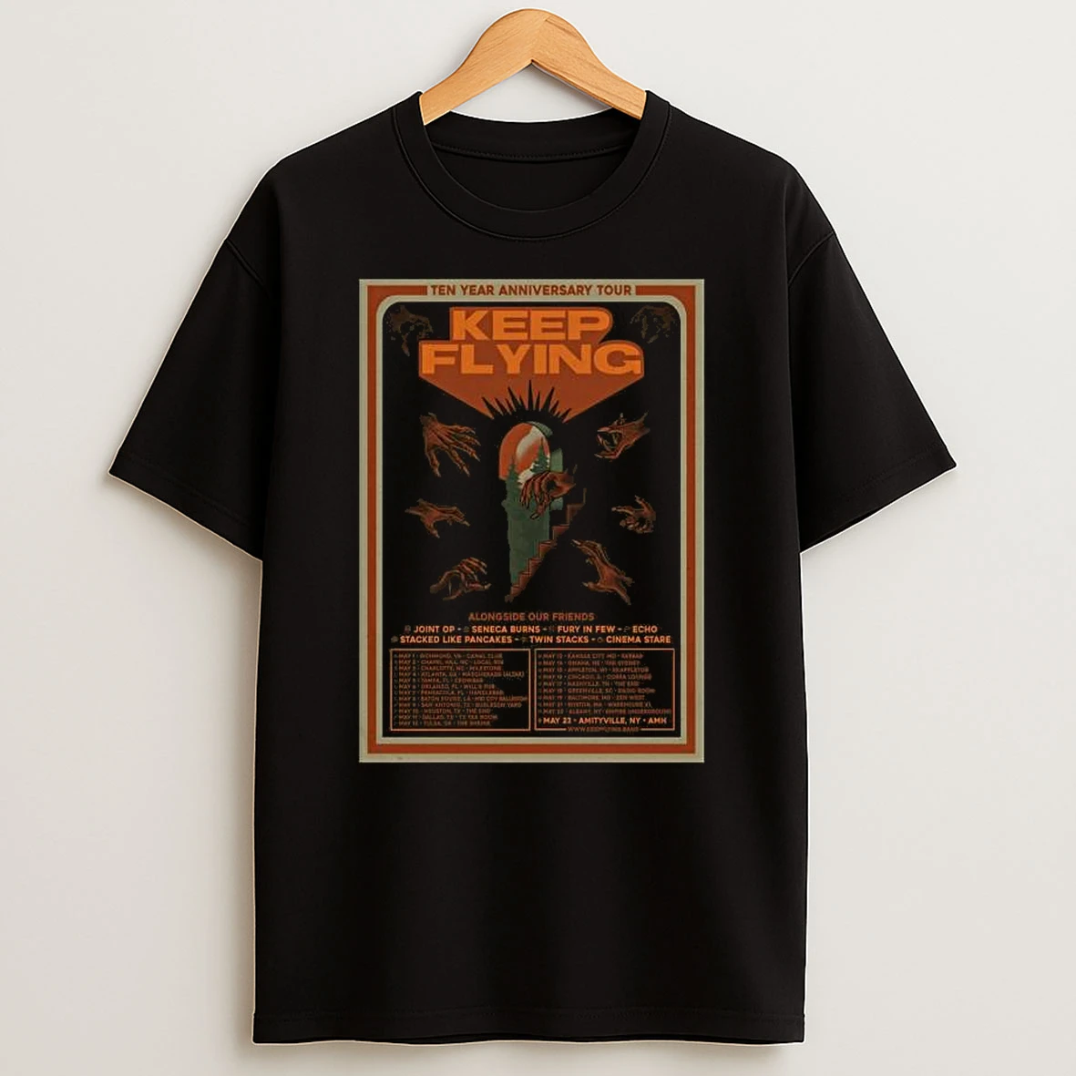 Keep Flying Ten Year Anniversary Tour 2026 T Shirt