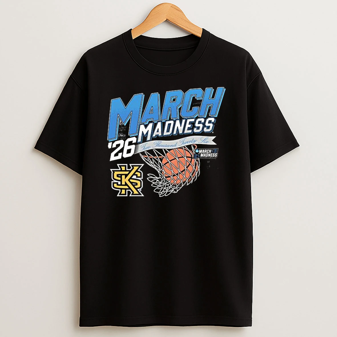 Kennesaw State Owls March Madness 2026 Two Thousand Twenty Six Swoosh T Shirt