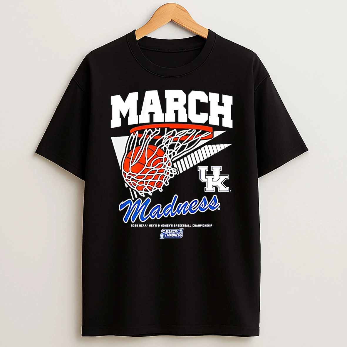 Kentucky Wildcats Mbb Wbb 2026 March Madness Retro Swish T Shirt