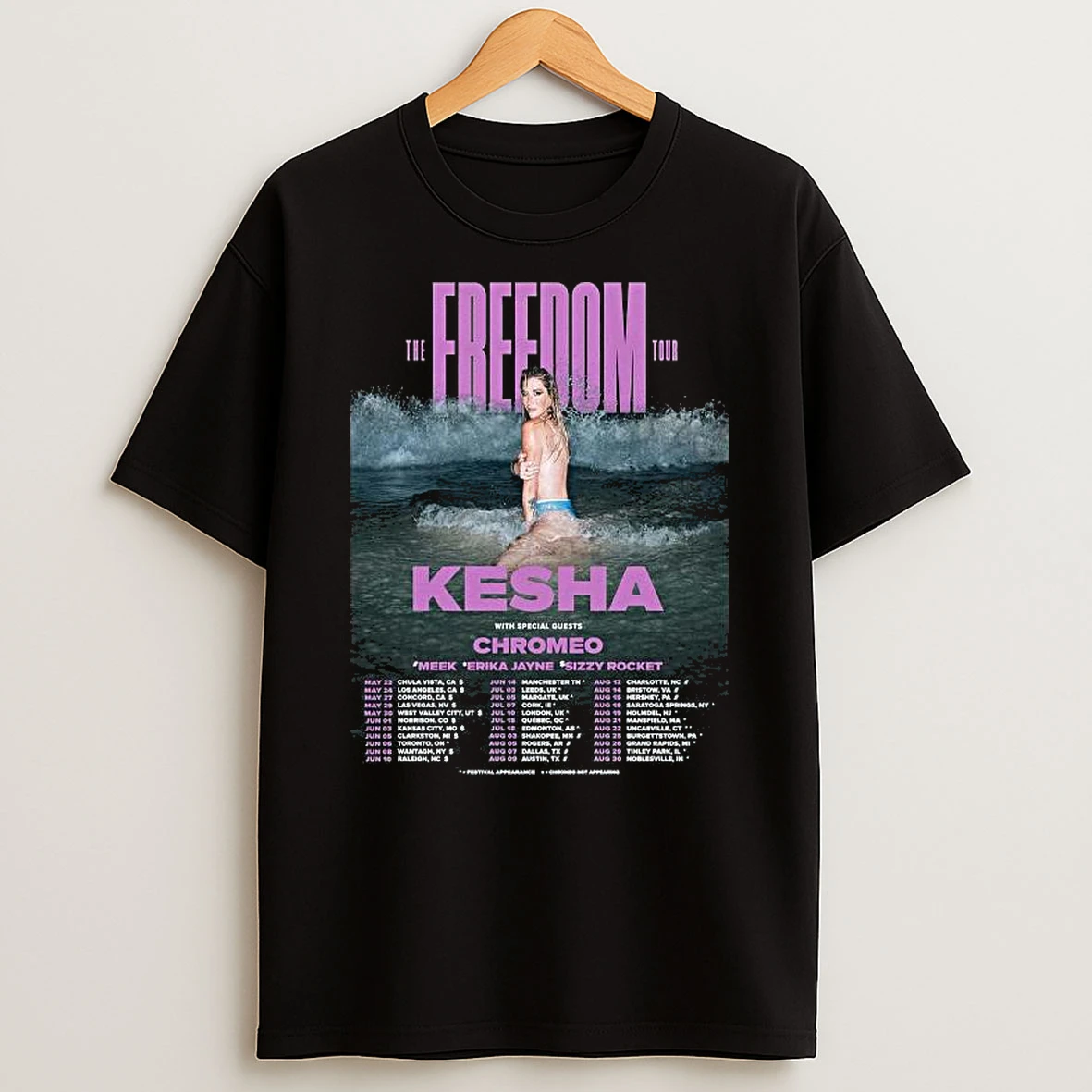 Kesha The Freedom Tour 2026 Schedule Dates T Shirt