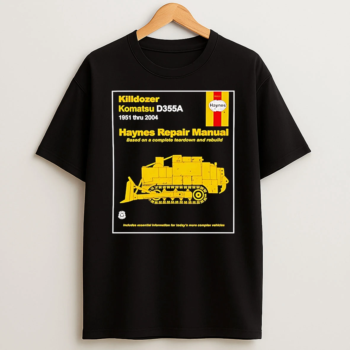 Killdozer Komatsu Haynes Repair Manual T Shirt