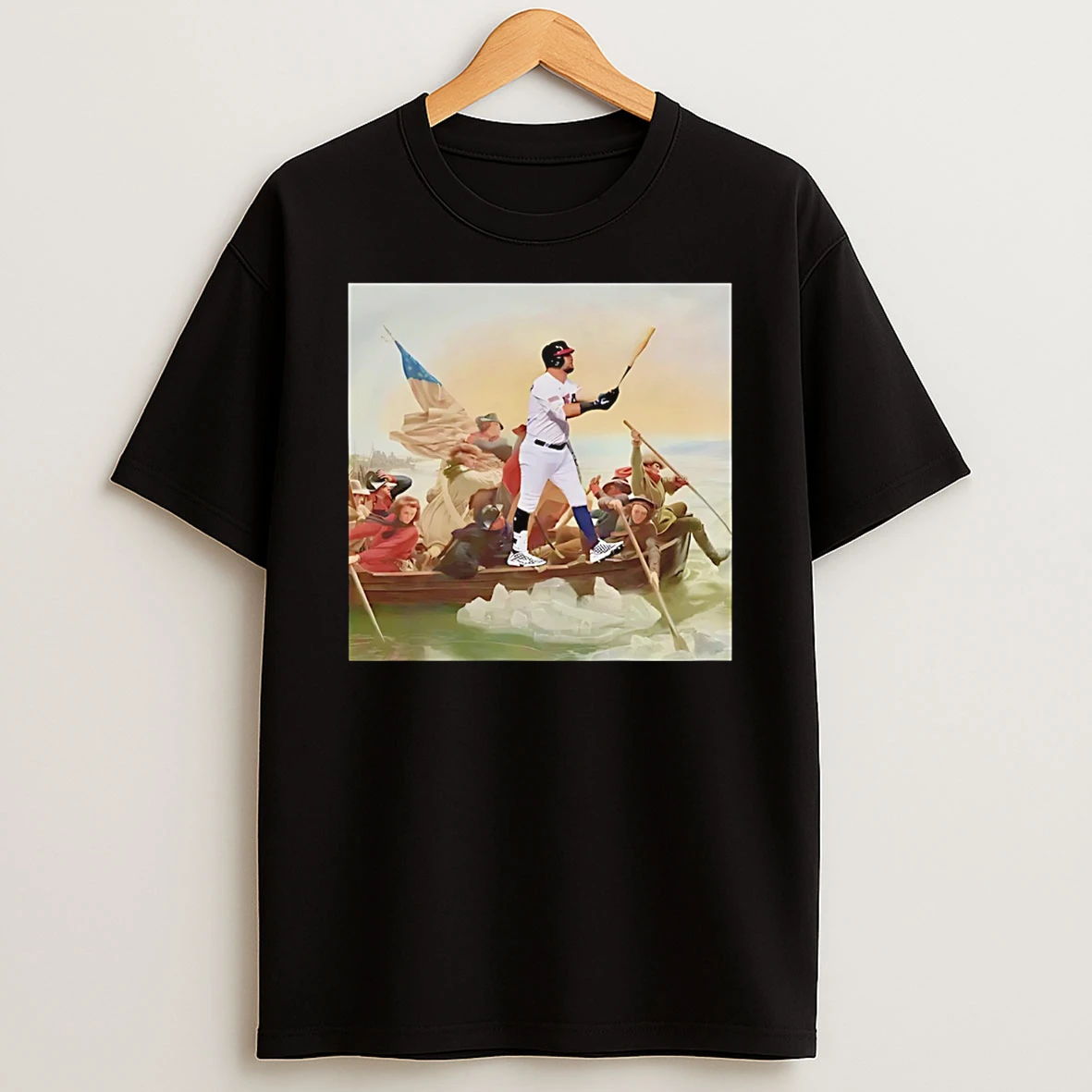 Kyle Schwarber Schwarber Crossing The Delaware Team Usa 2026 Wbc T Shirt