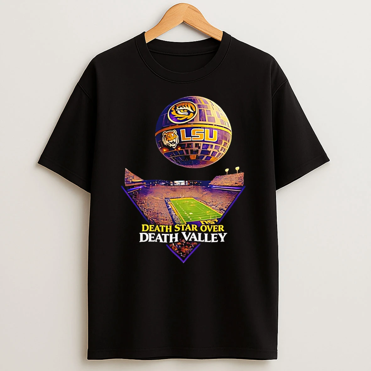Lsu Tigers Death Star Over Death Valley T Shirt