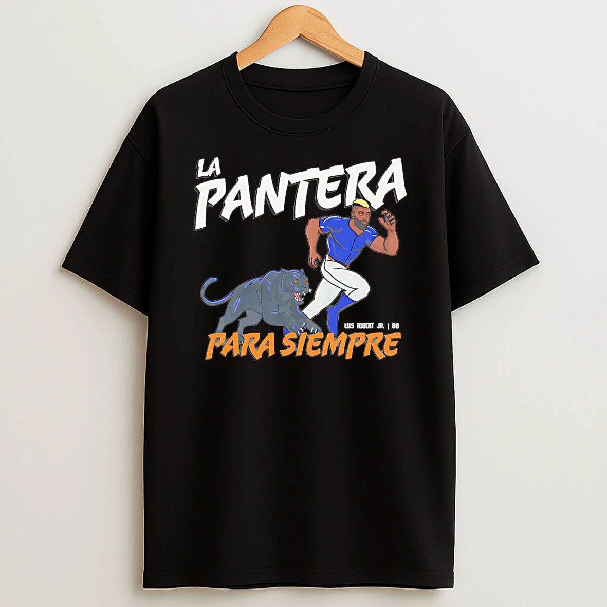 La Pantera Alternate Luis Robert Jr New York Mets T Shirt