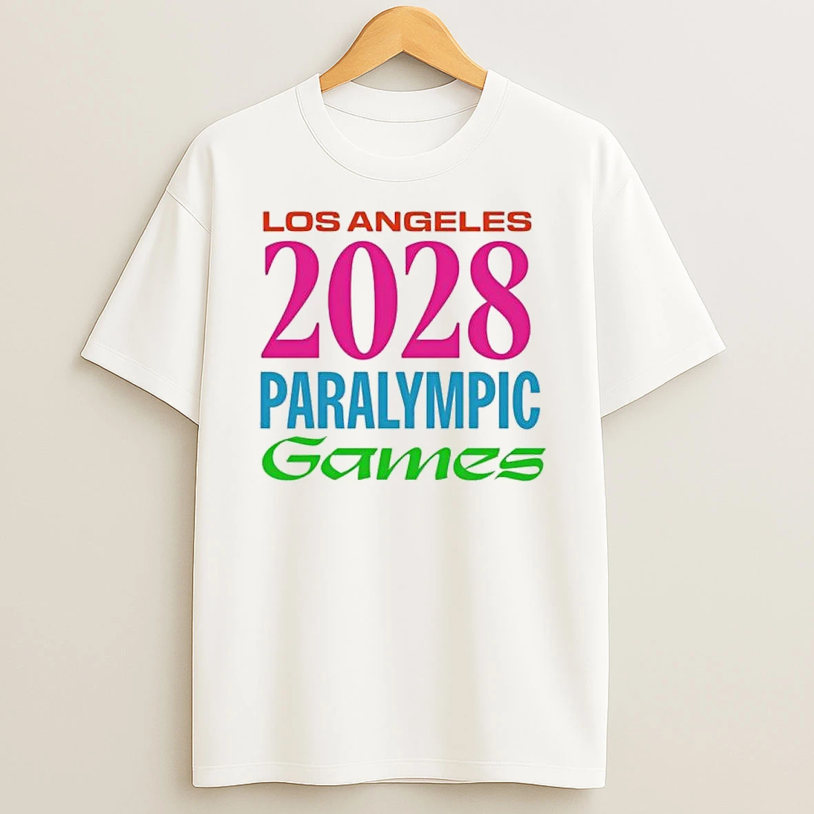 La28 Superbloom Collection Paralympics Game 2028 T Shirt
