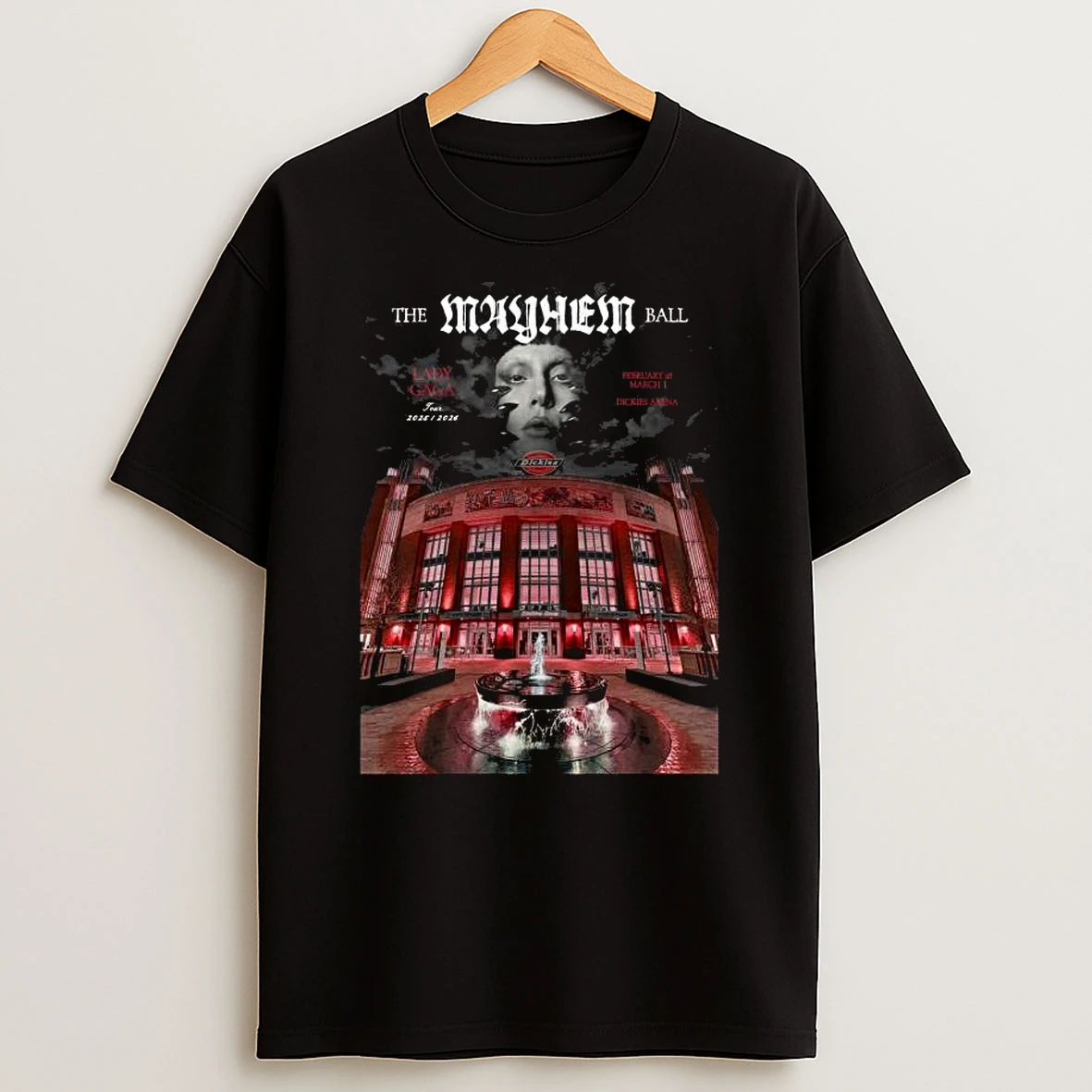 Lady Gaga Dickies Arena March 01 2026 T Shirt