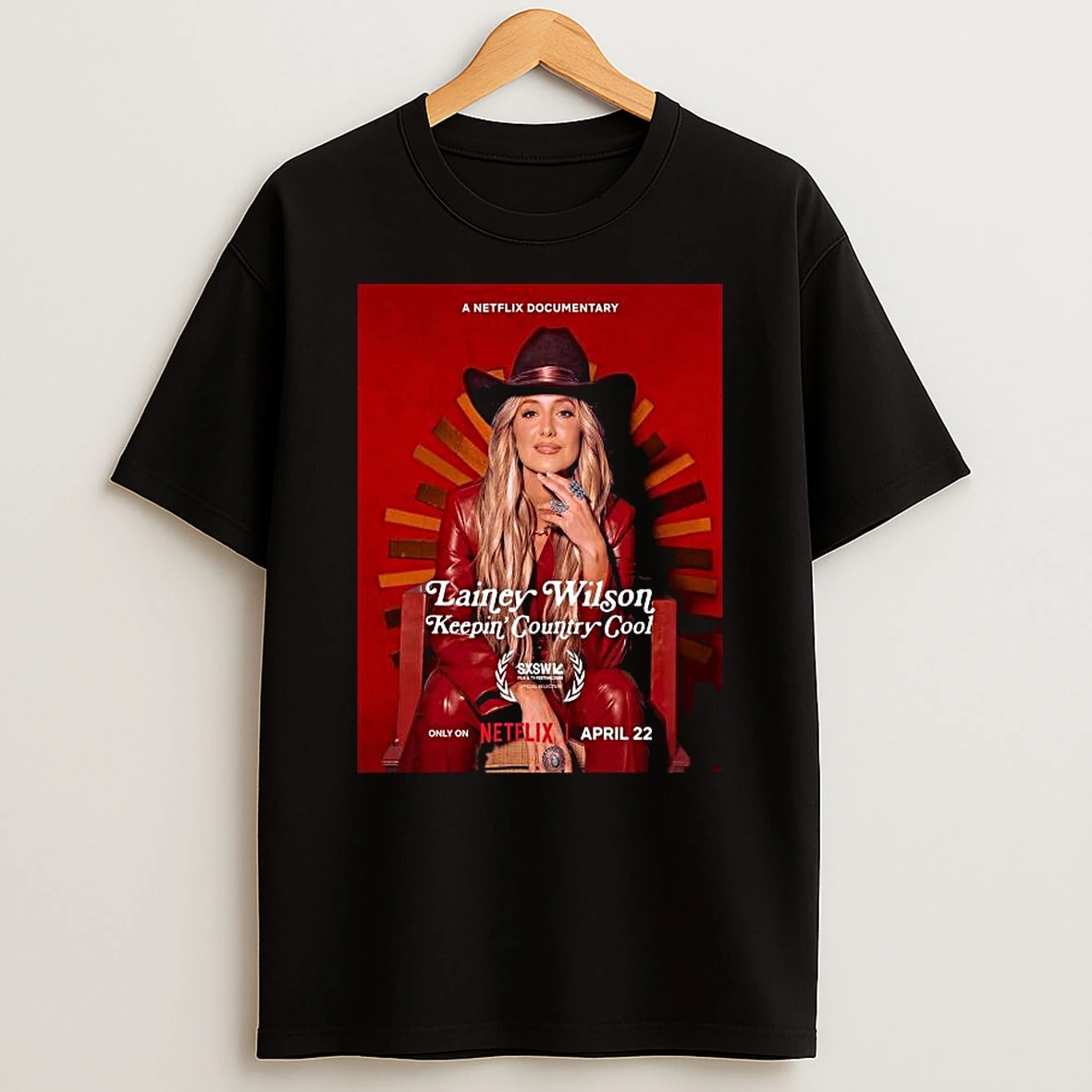 Lainey Wilson Keepin Country Cool Netflix Documentary On April 22 2026 T Shirt