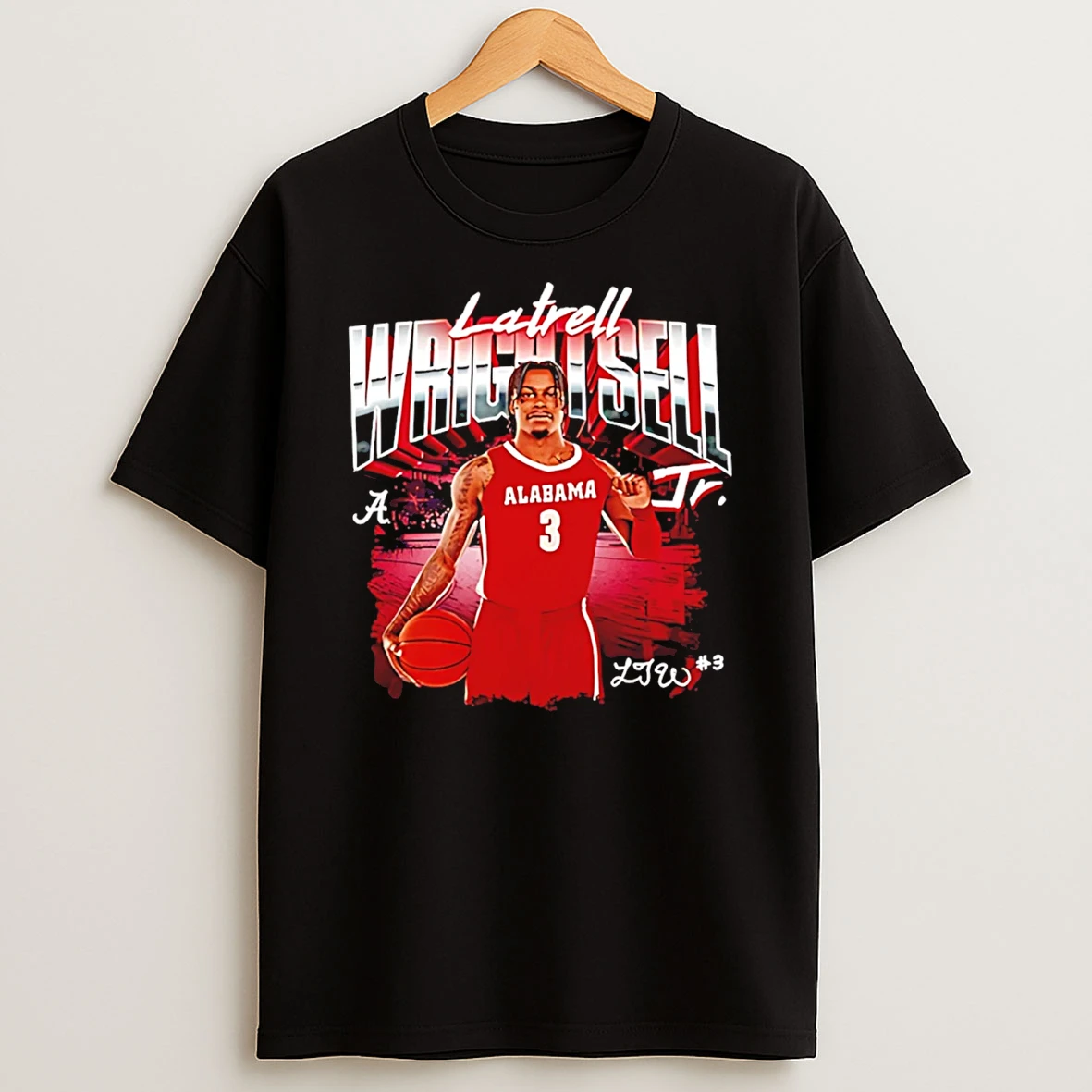 Latrell Wrightsell Jr Alabama Basketball Ncaa Graphic 26 T Shirt
