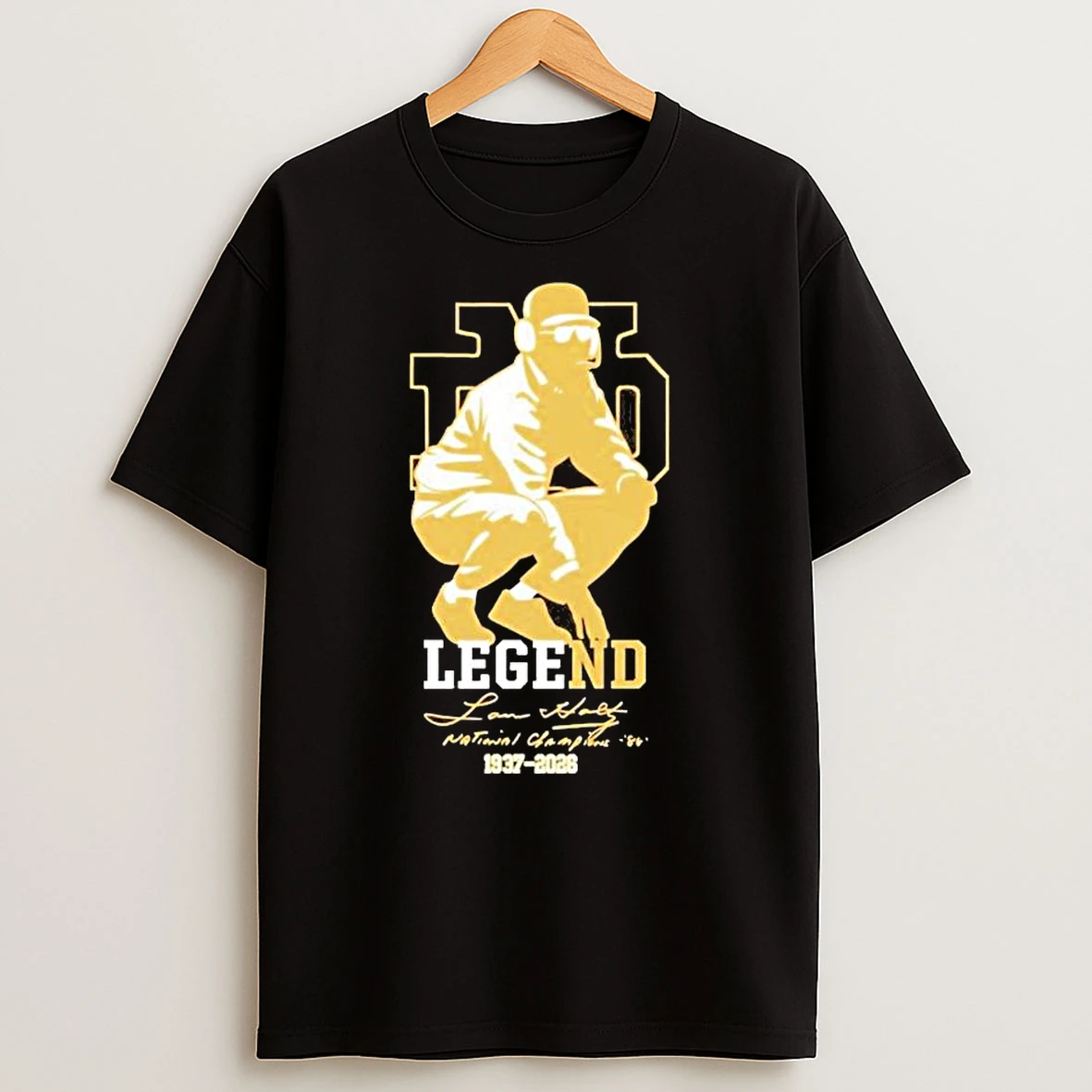 Legend Lou Holtz 1937 2026 Signature T Shirt
