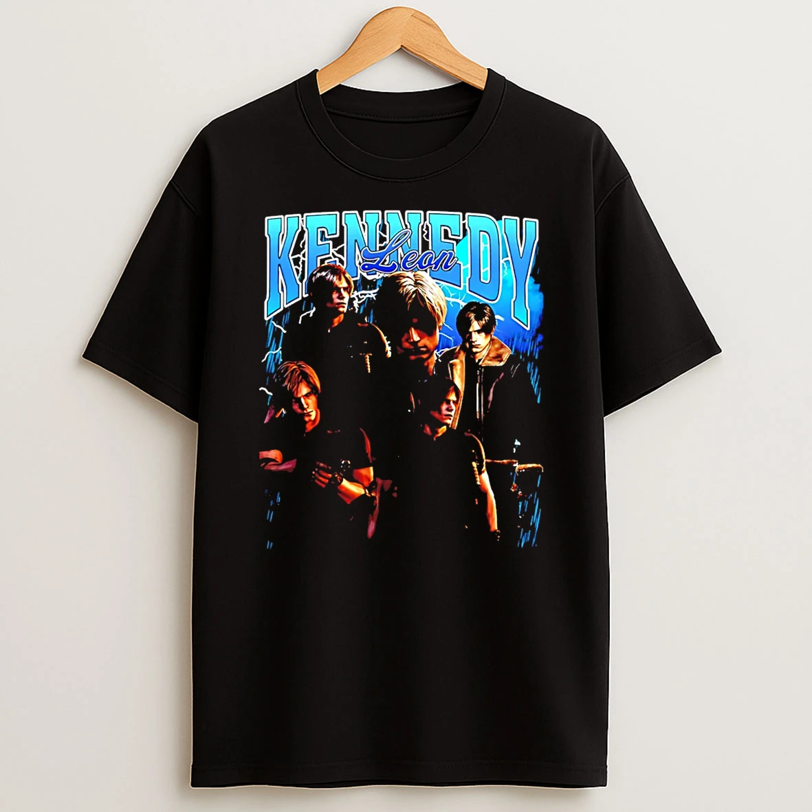 Leon Kennedy Re9 Leon Picture Collage T Shirt