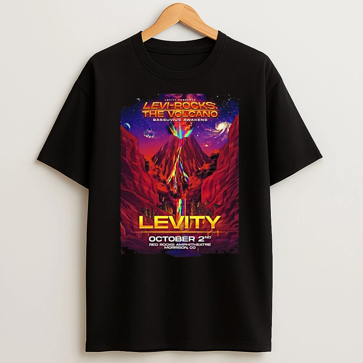 Levity October 2 2026 Red Rocks Amphitheatre In Morrison Co T Shirt
