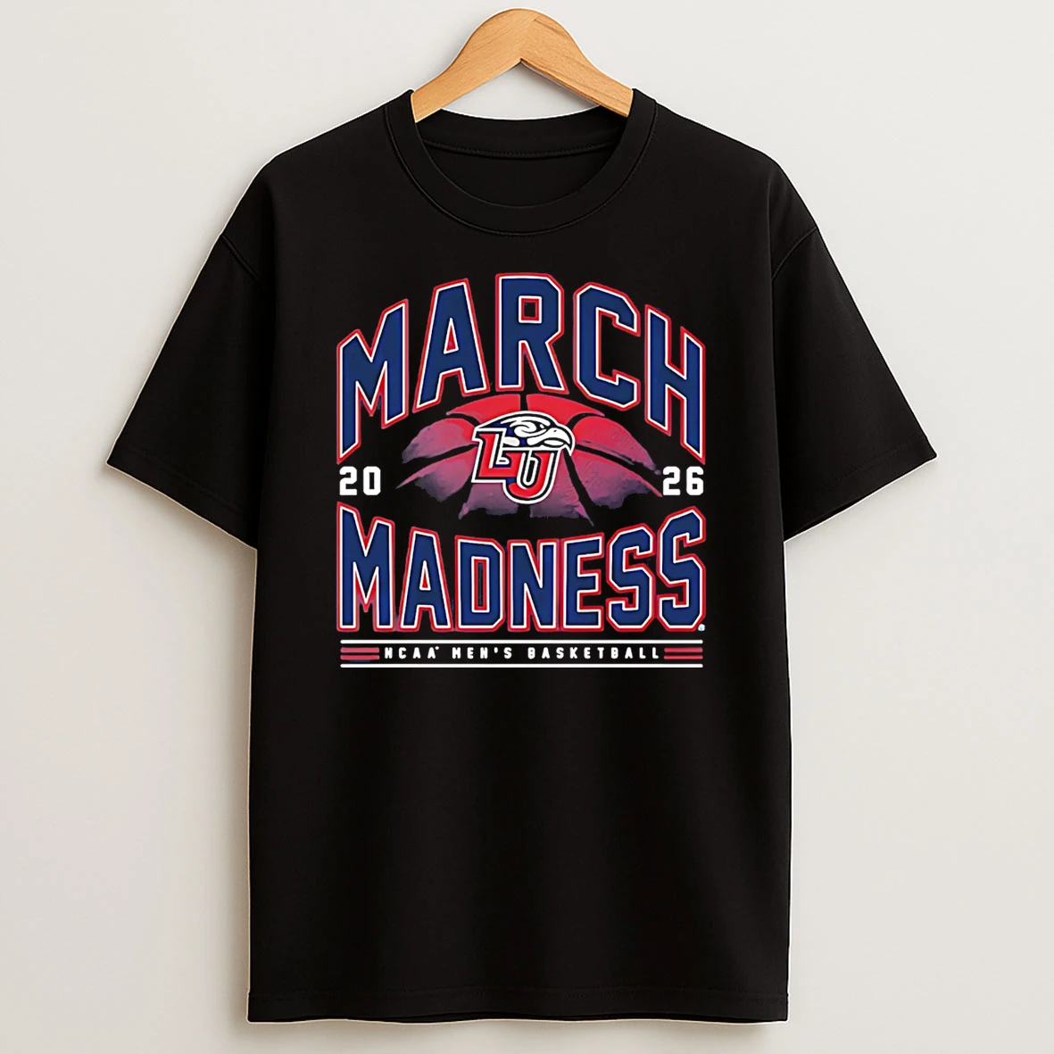Liberty Mens Basketball Ncaa March Madness 2026 Logo T Shirt